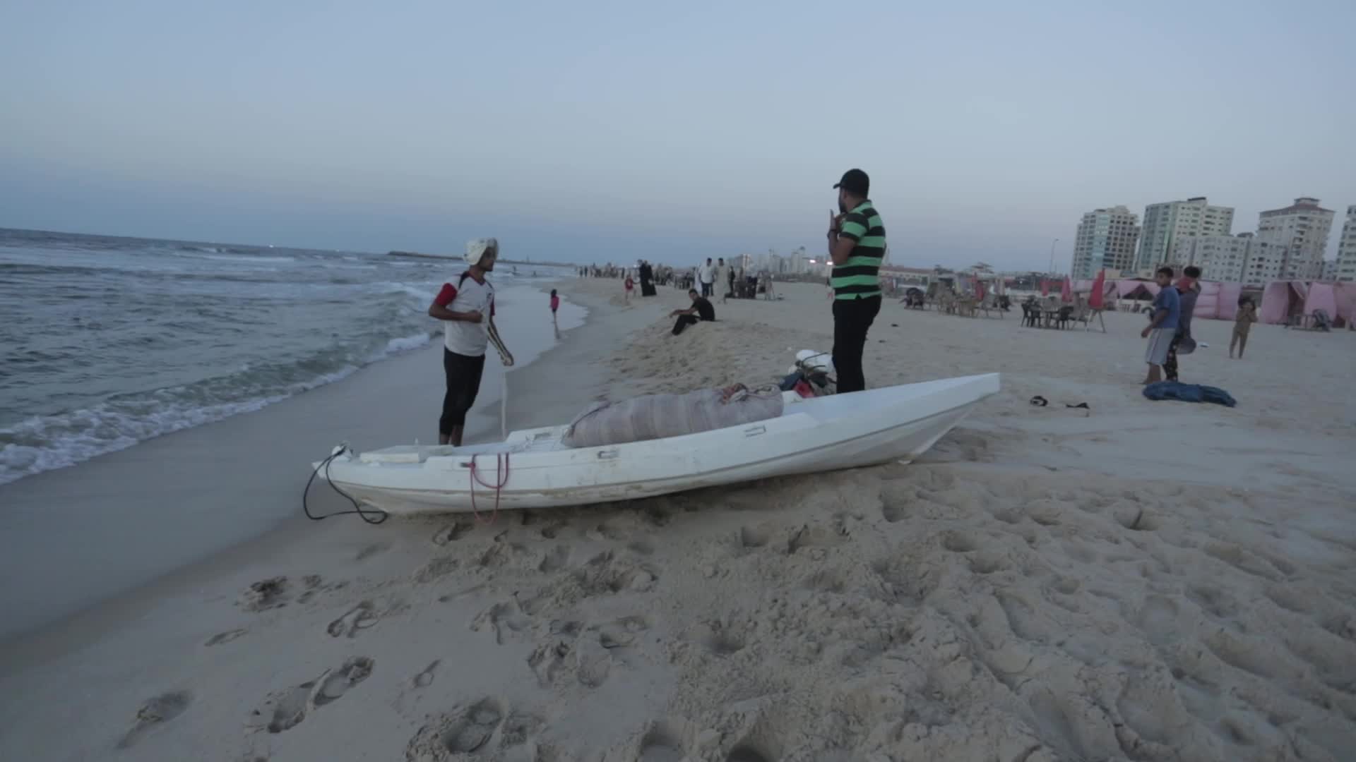 Fishing In Gaza, Palestine