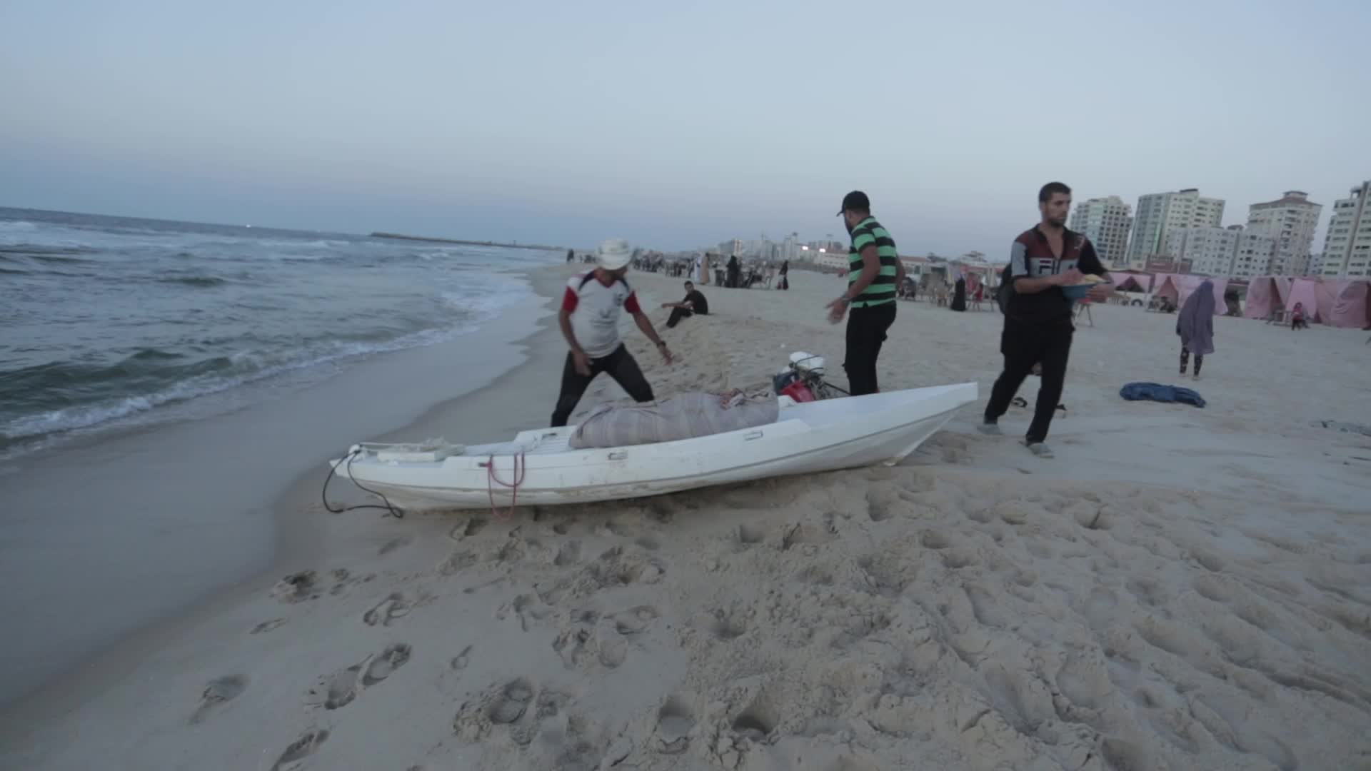 Fishing In Gaza, Palestine