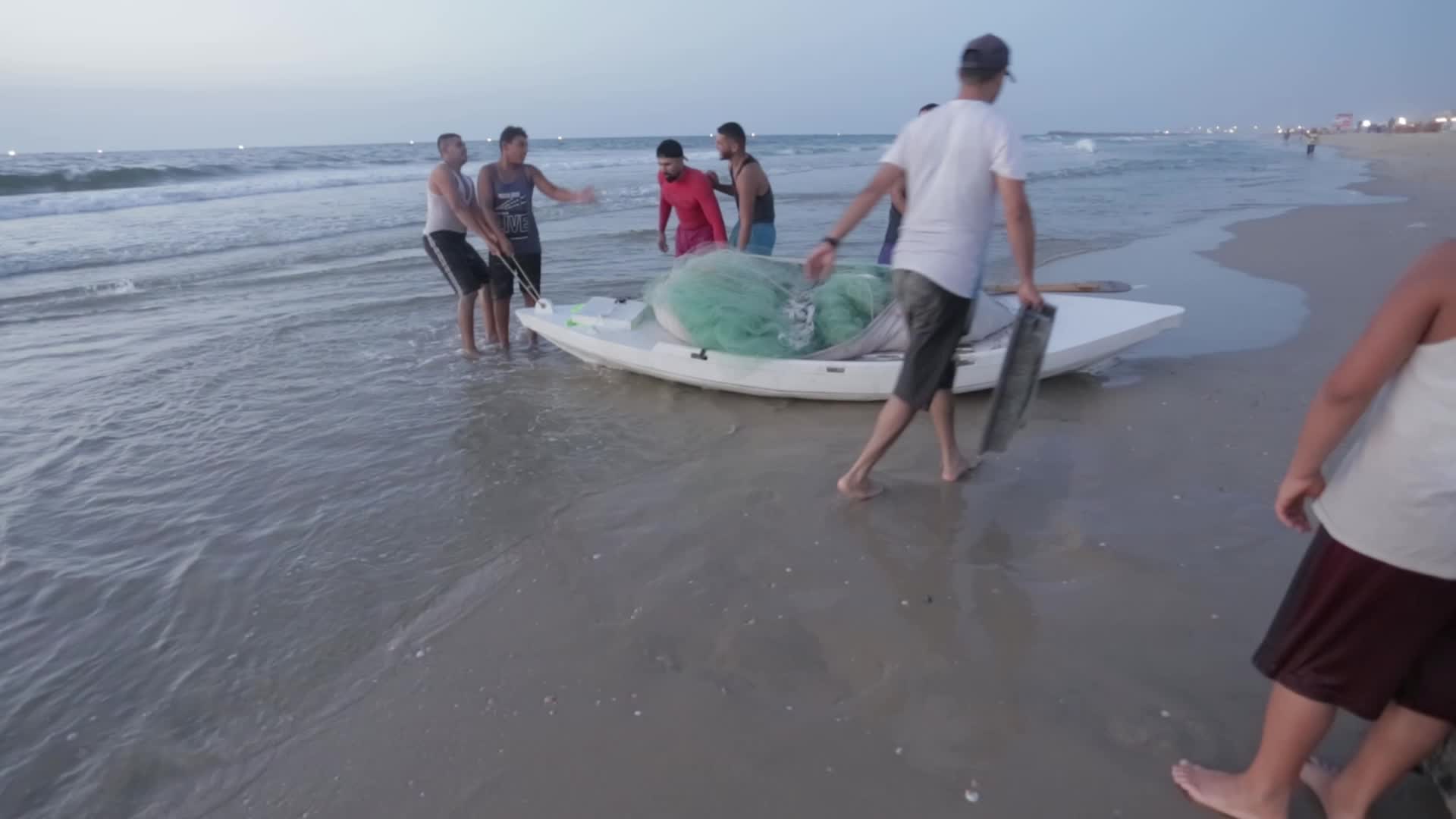 Fishing In Gaza, Palestine
