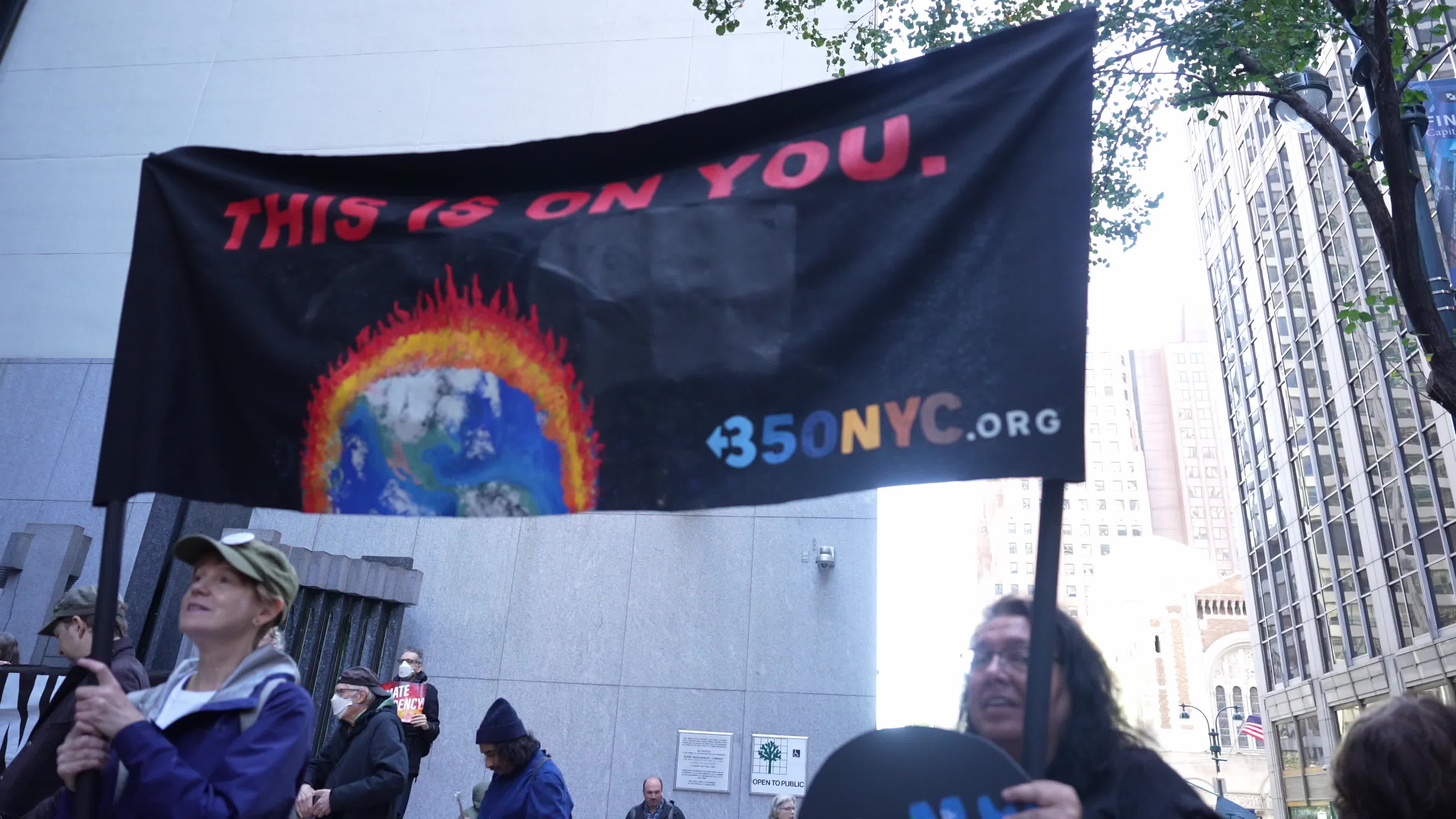 Climate Protest Against Blackrock 