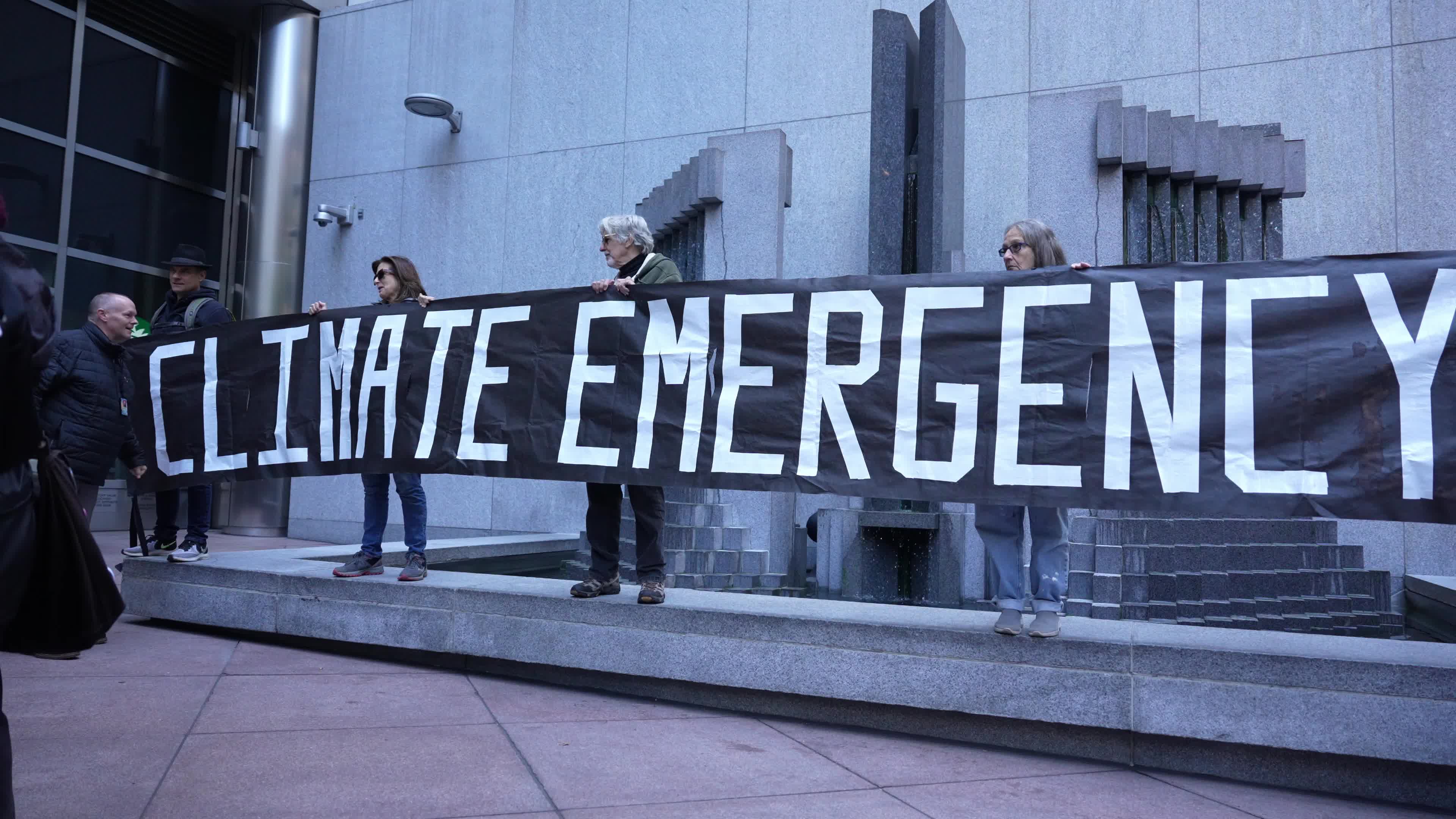 Climate Protest Against Blackrock 
