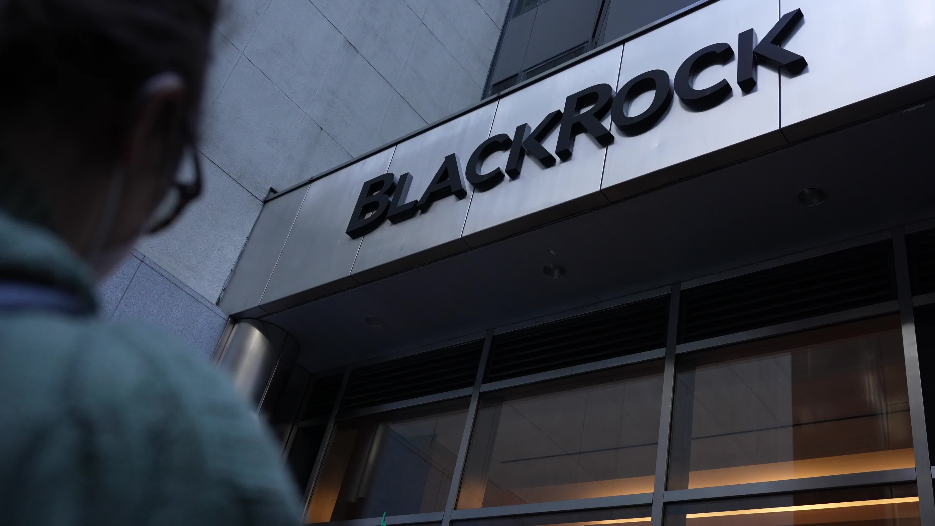 Climate Protest Against Blackrock 