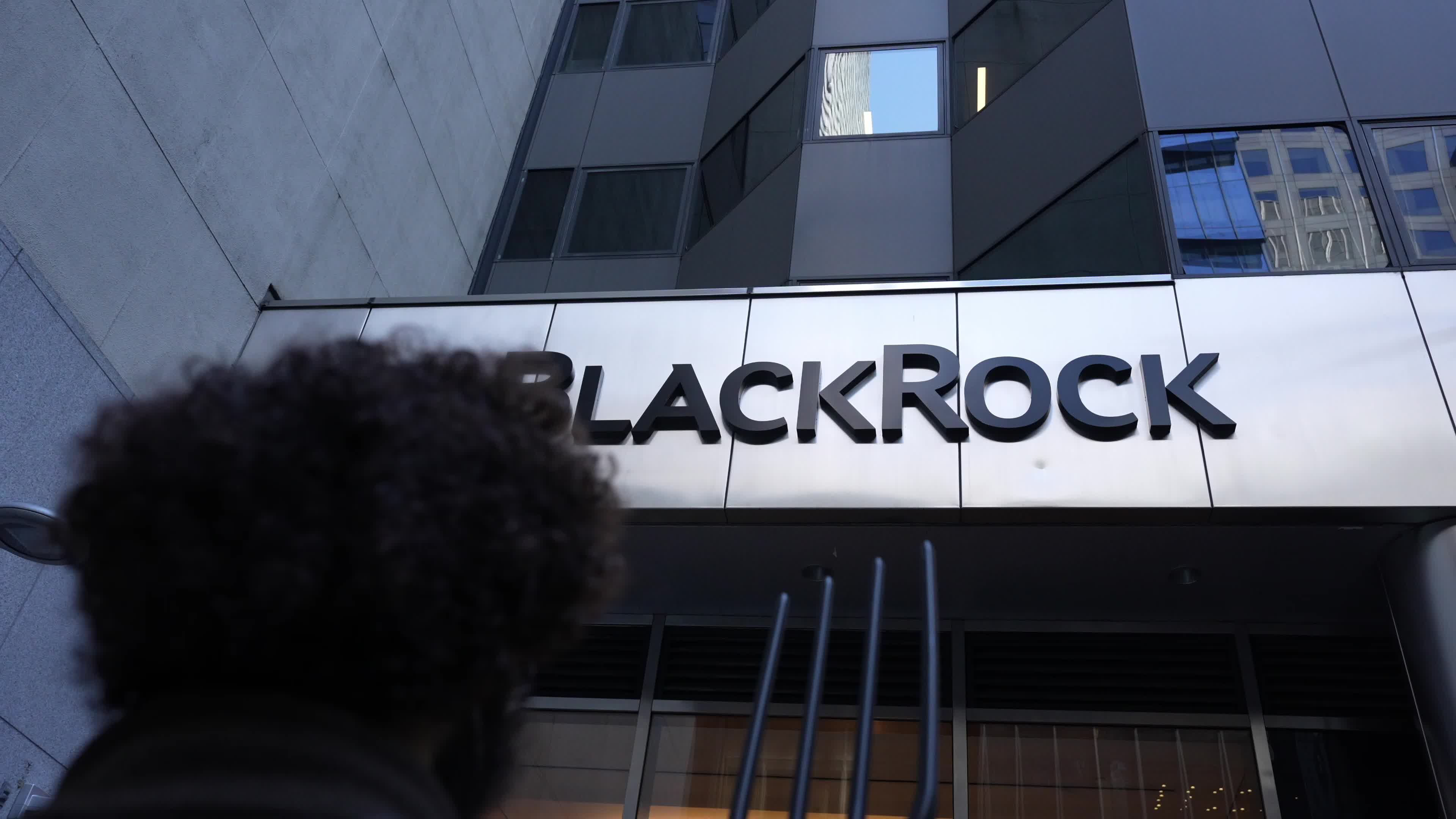 Climate Protest Against Blackrock 