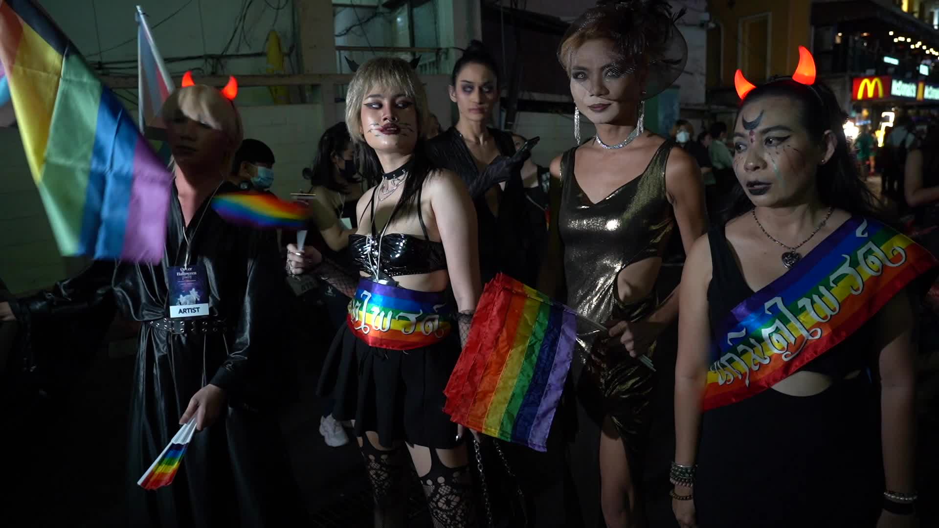Halloween celebrations in Bangkok 2022.