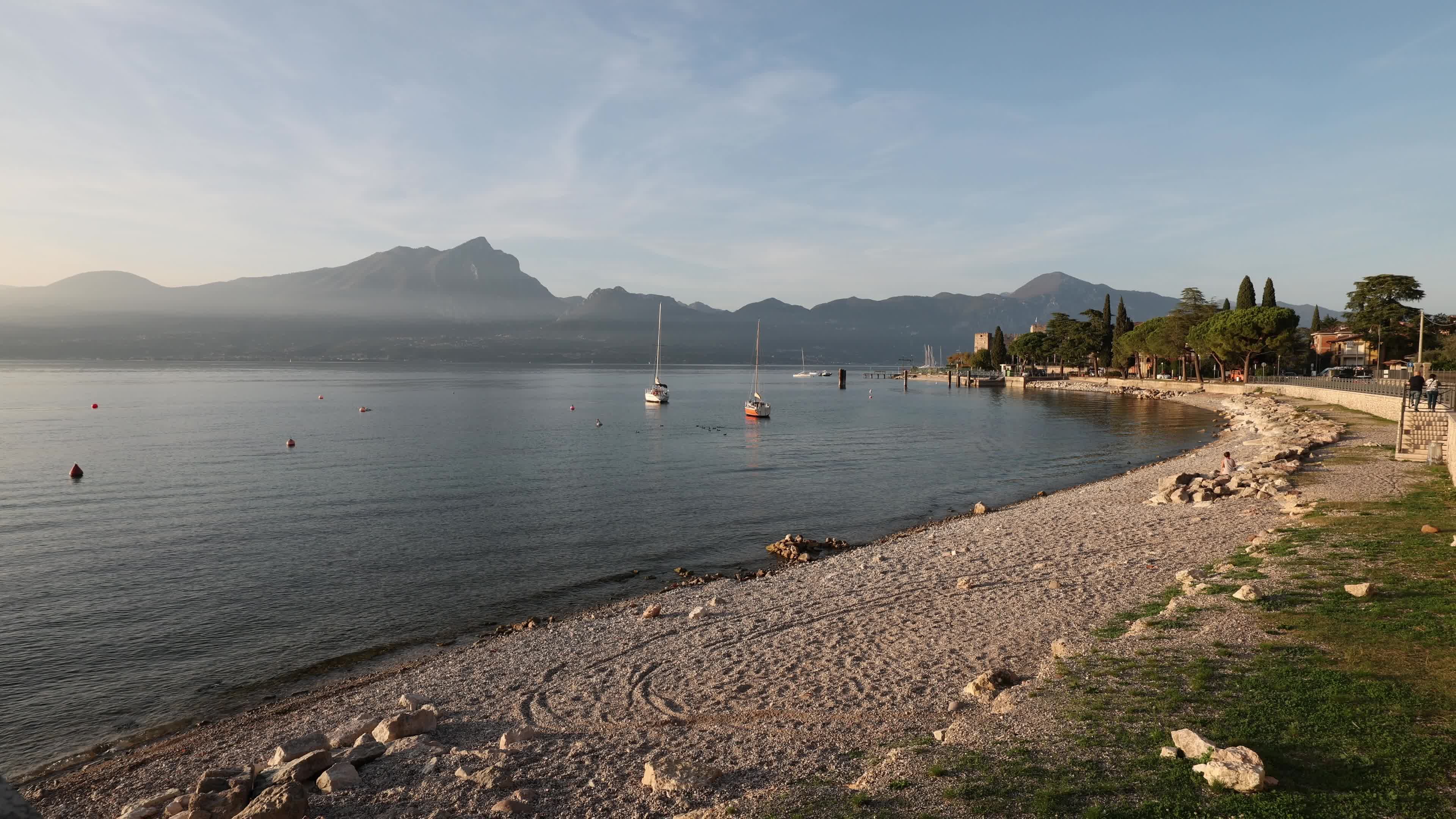 Sunset In Lake Garda