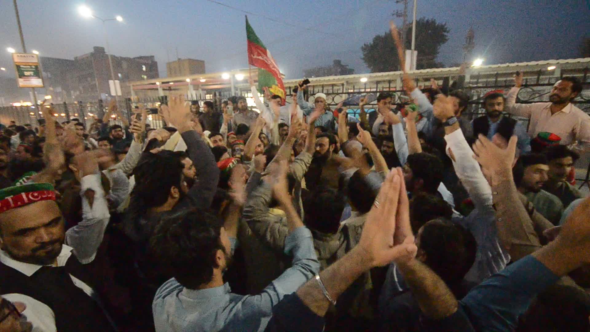 Protests erupt after former PM Imran Khan suffered bullet injuries during a protest march
