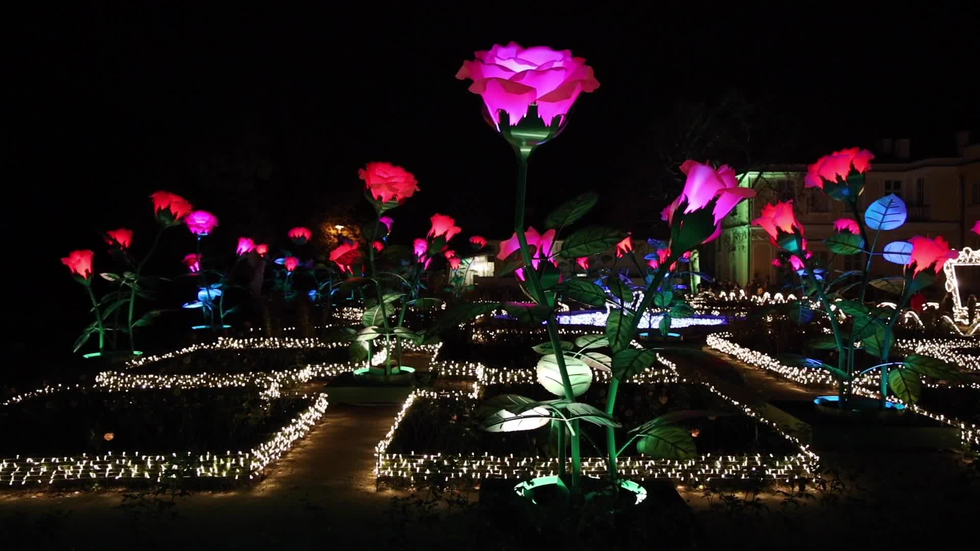 Royal Garden of Lights in Warsaw