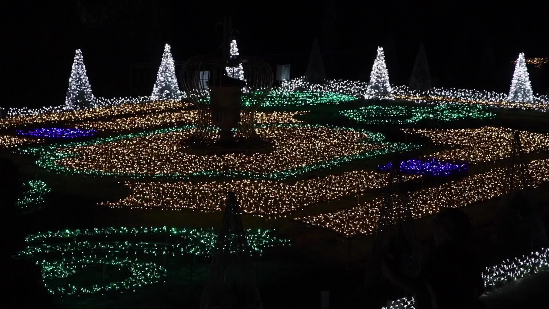 Royal Garden of Lights in Warsaw