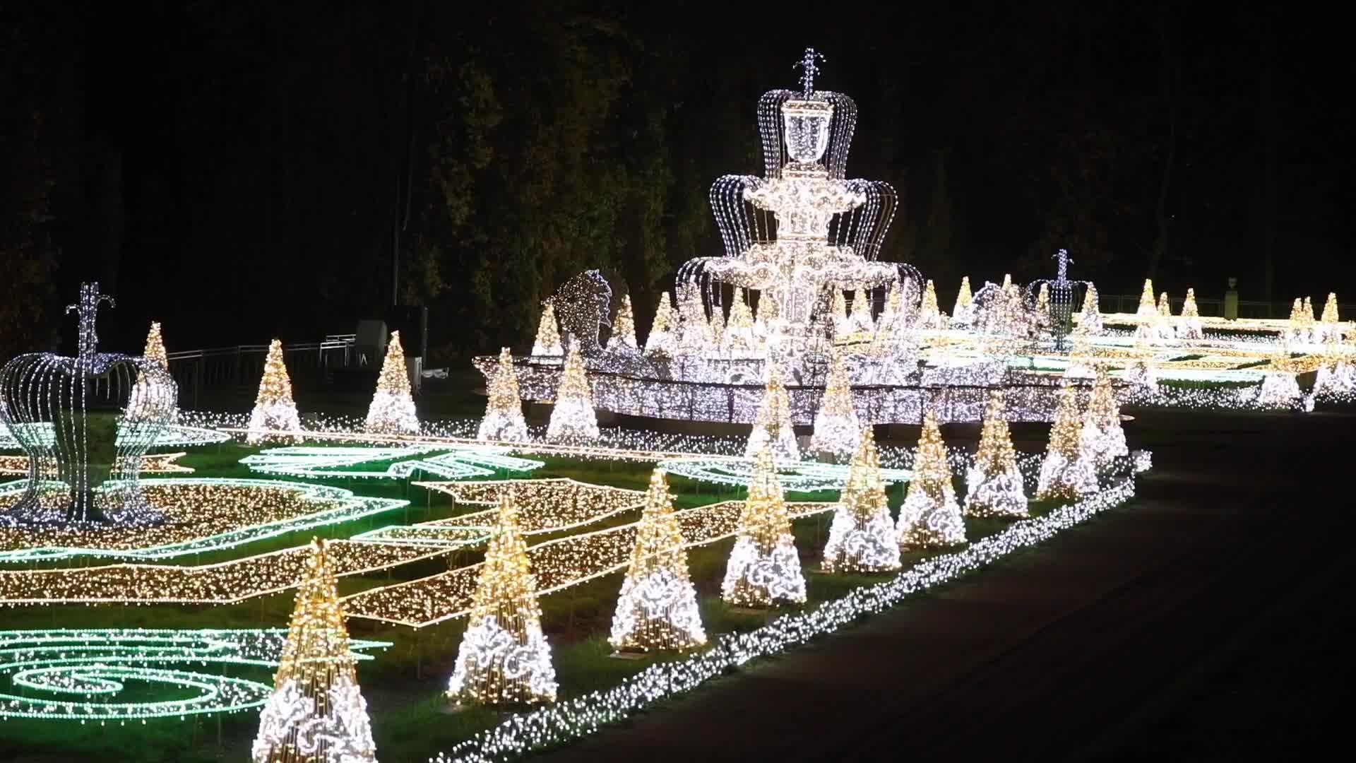 Royal Garden of Lights in Warsaw