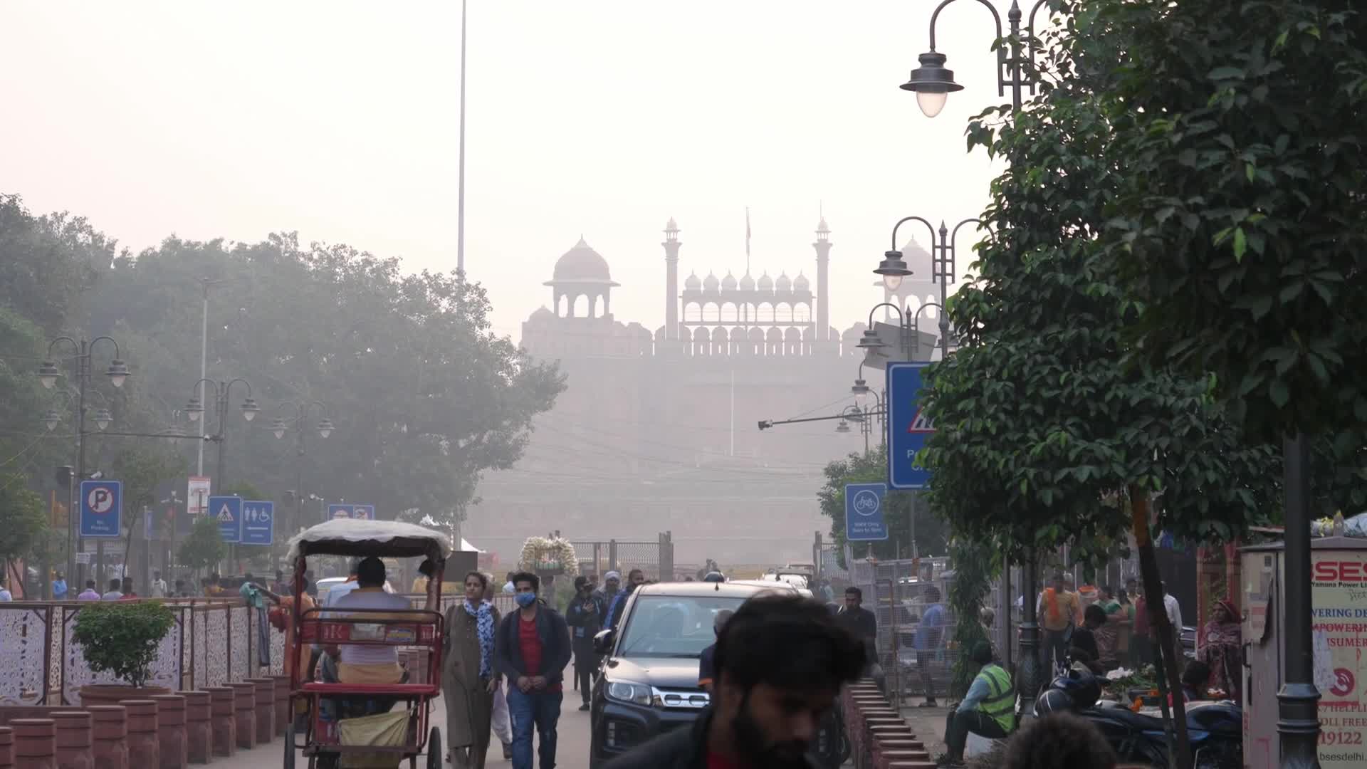Air Pollution In New Delhi, India