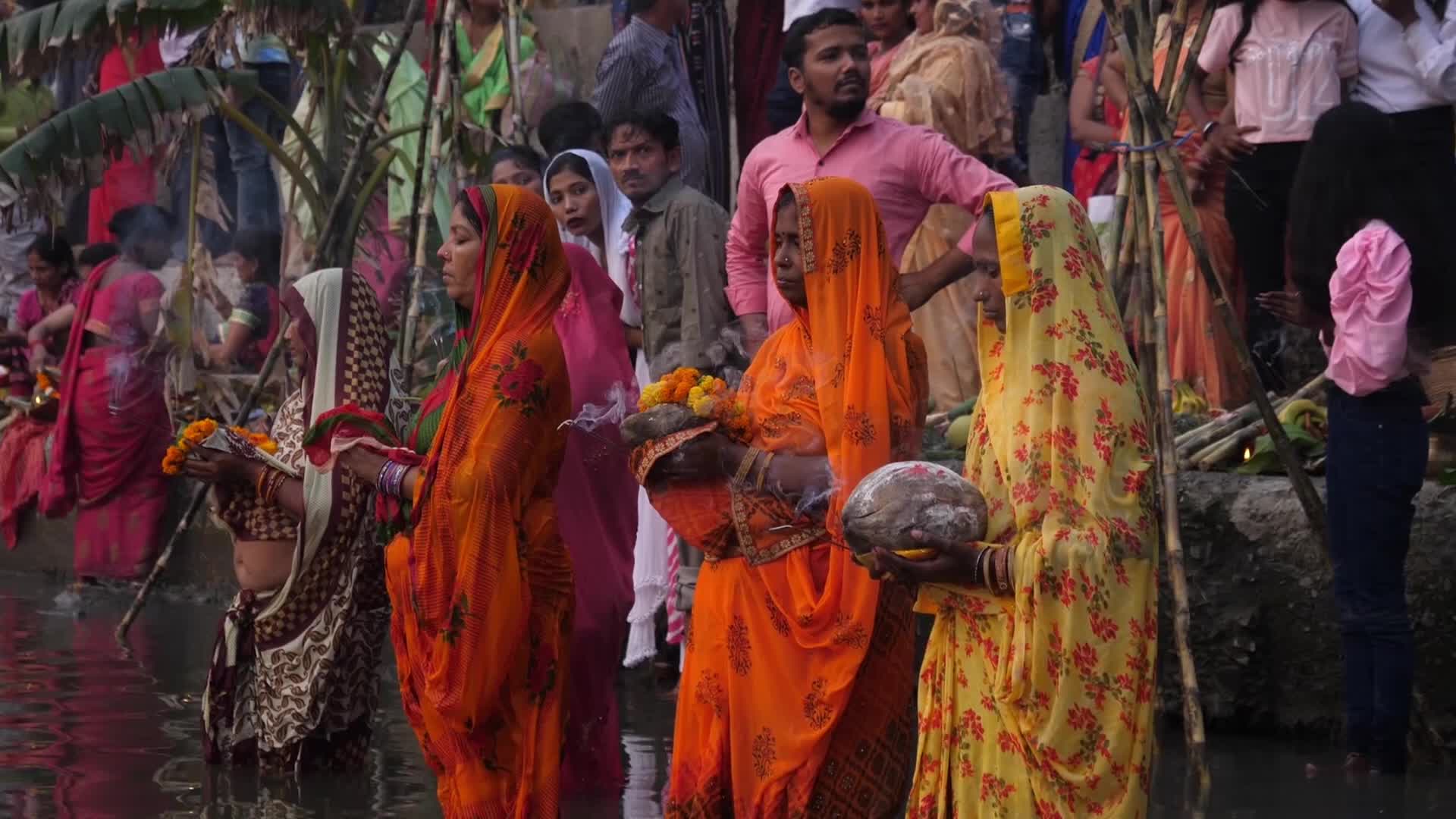 Hindu festival of Chhath Puja In India