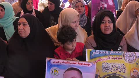 Demonstration in support of Palestinian prisoners in Israeli Jails