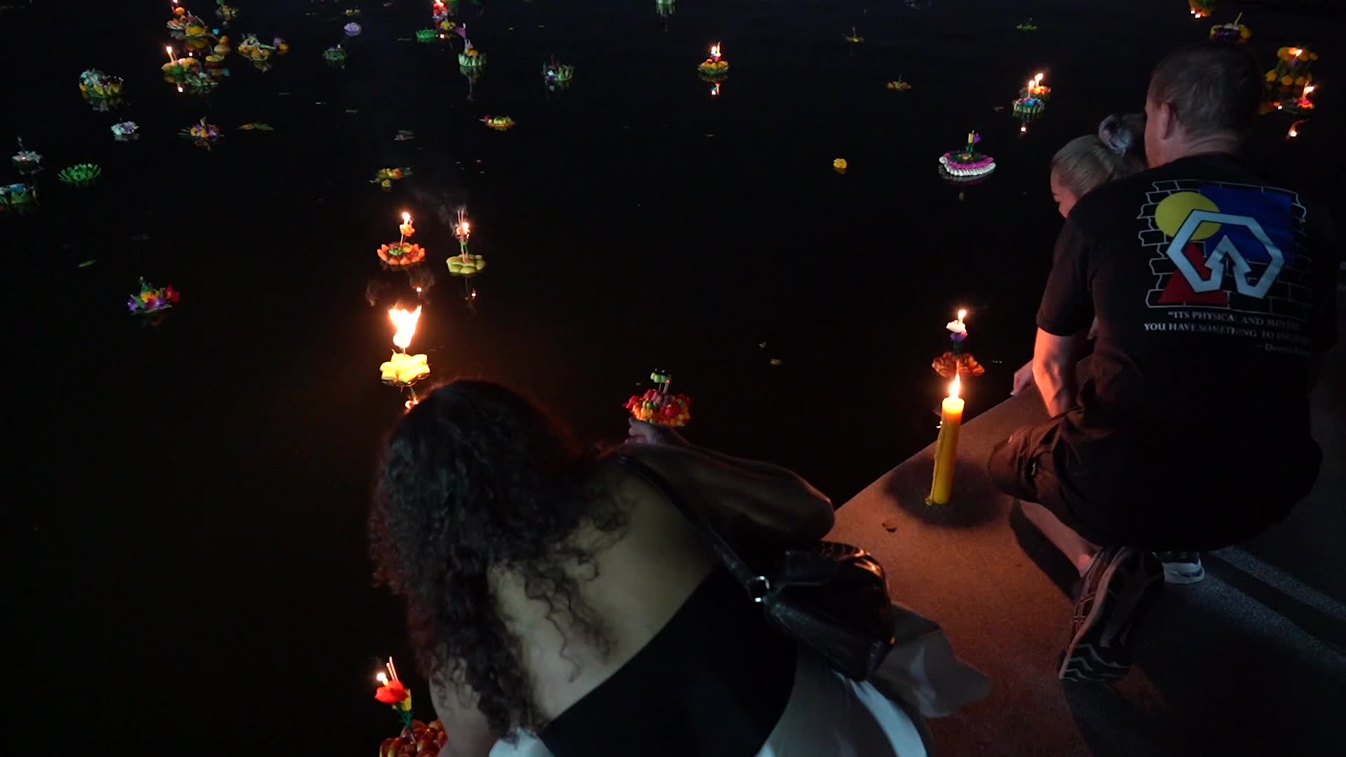 Loy Krathong festival in Bangkok 2022.