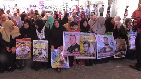 Demonstration in support of Palestinian prisoners in Israeli Jails