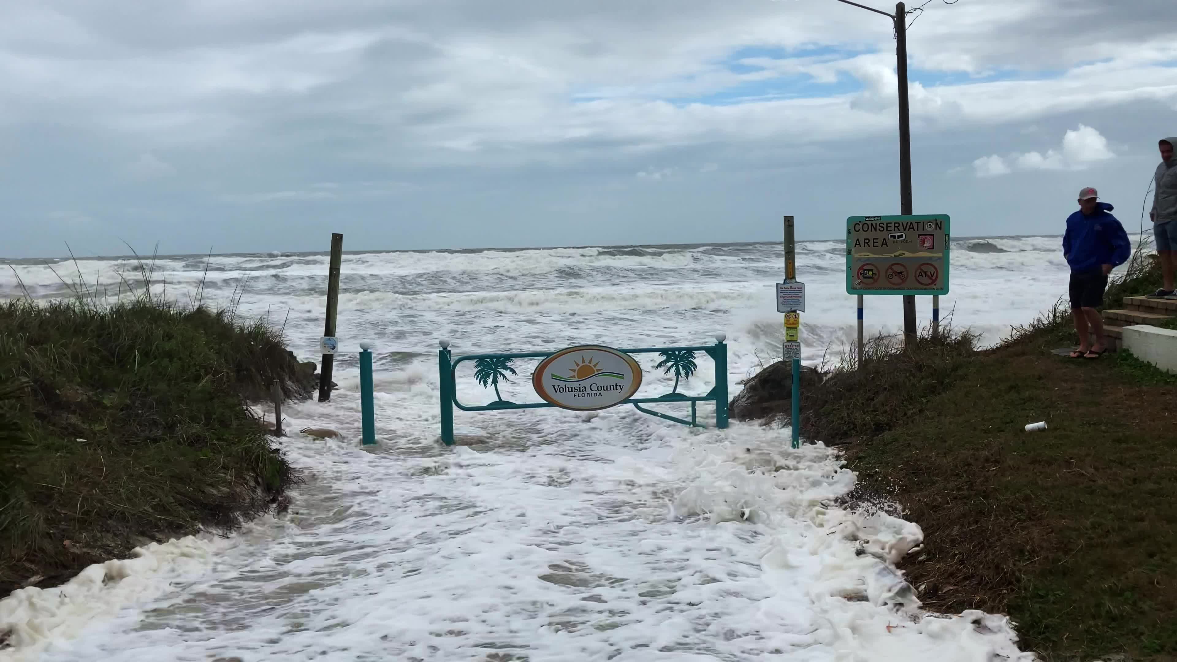 Tropical Storm Nicole Brings Heavy Surf to Florida