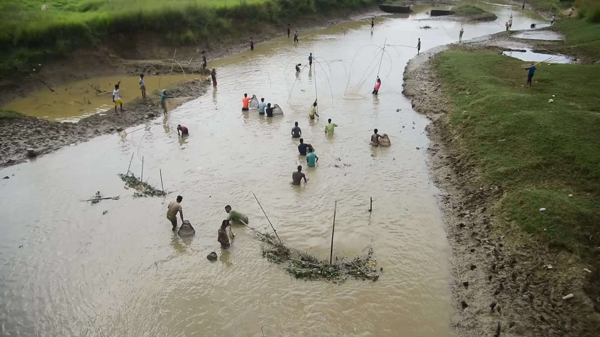 Fishing in India's Assam
