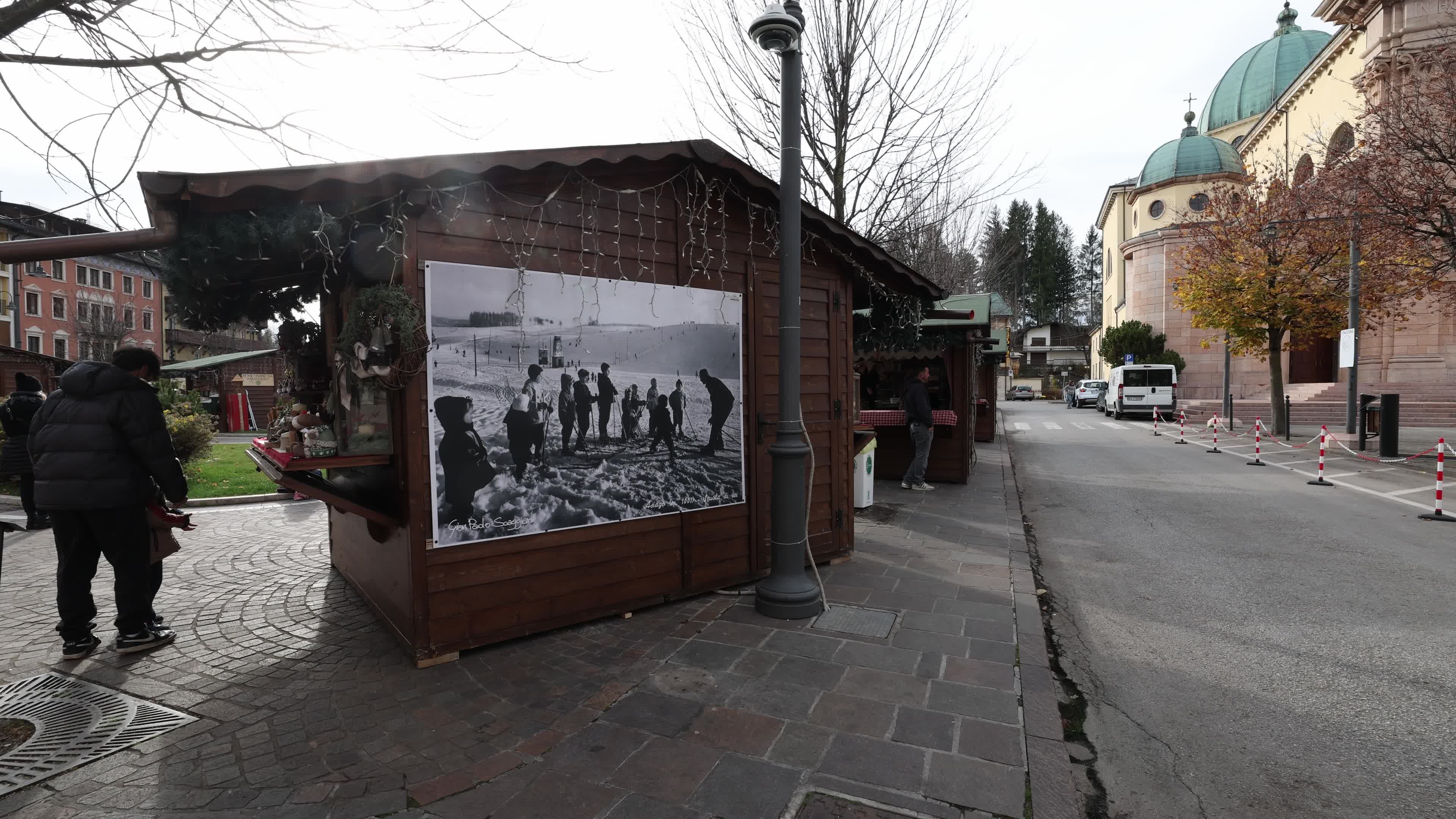 Christmas Market In Asiago, Italy