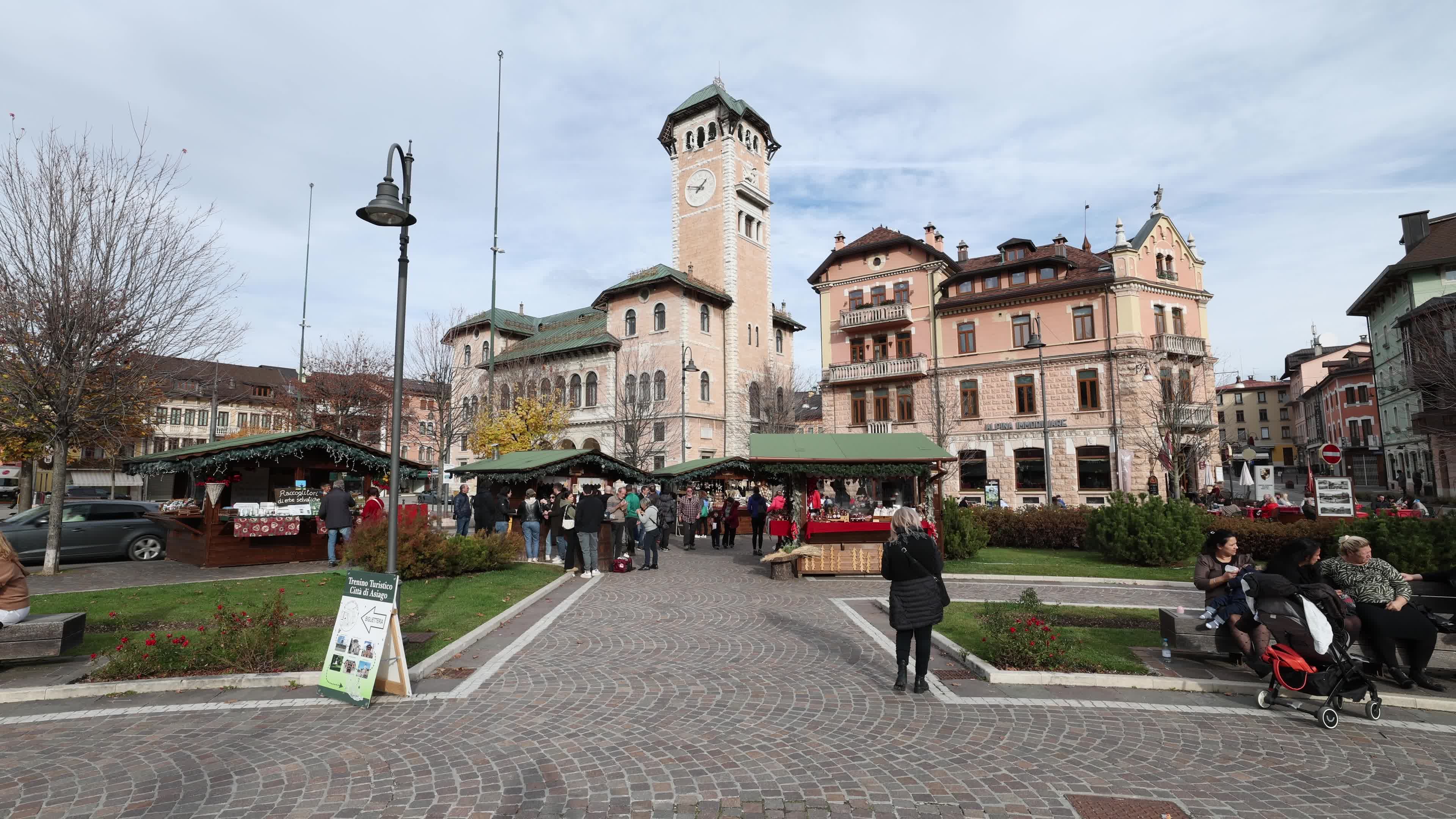 Christmas Market In Asiago, Italy