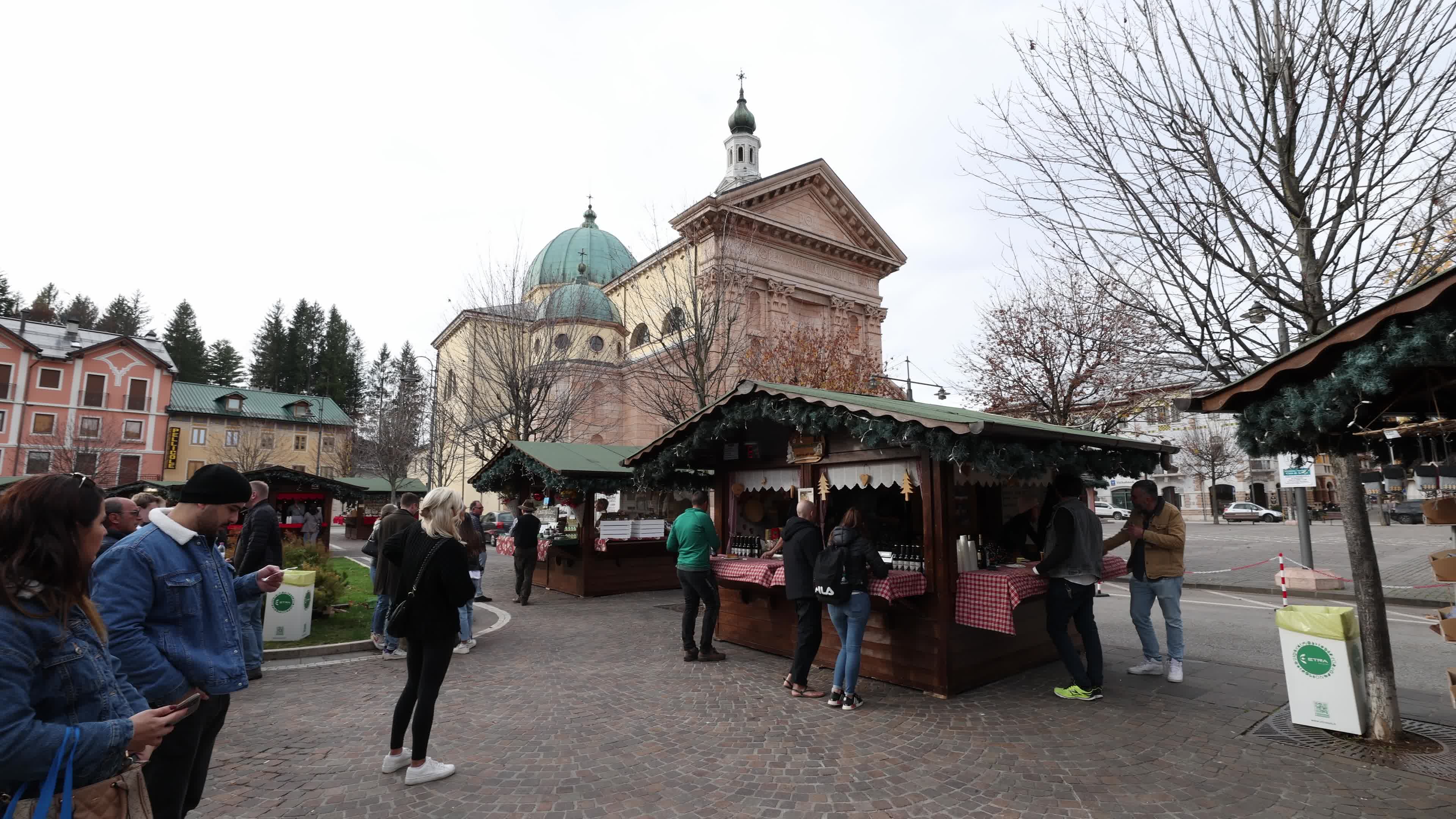 Christmas Market In Asiago, Italy