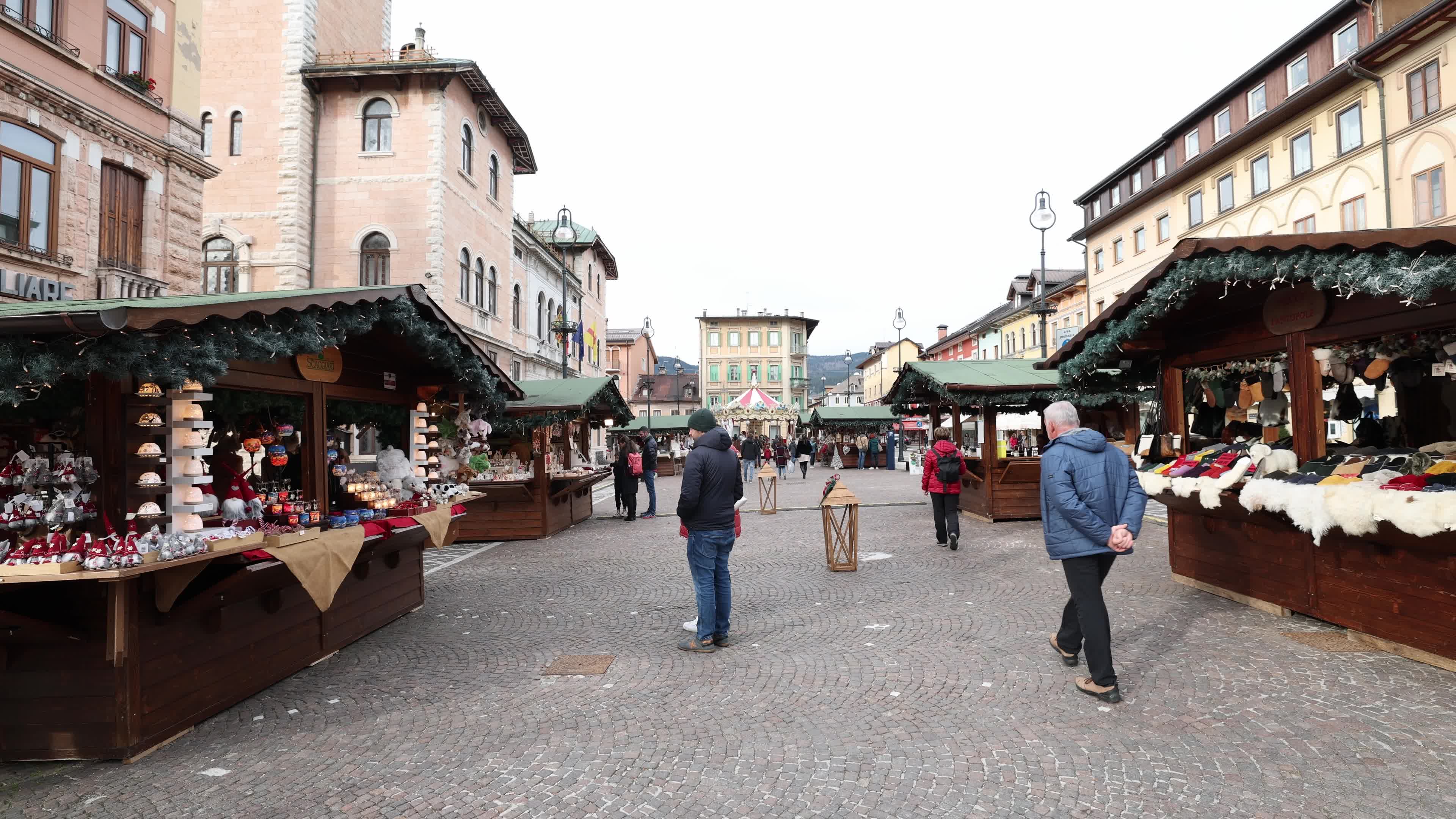 Christmas Market In Asiago, Italy