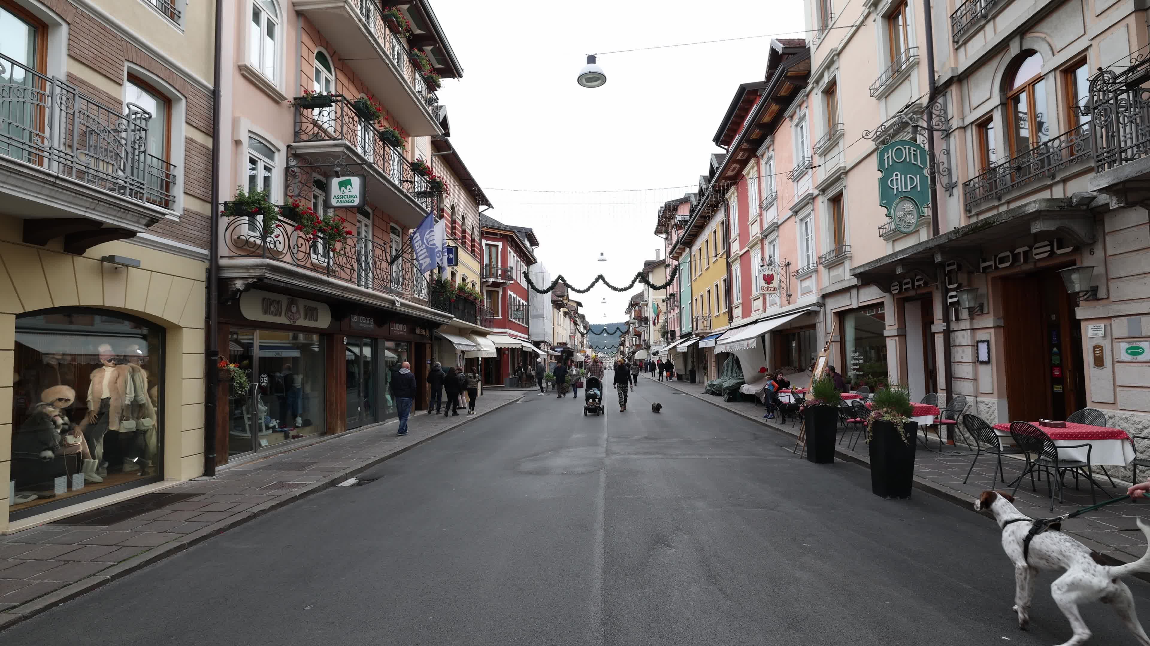 Christmas Market In Asiago, Italy