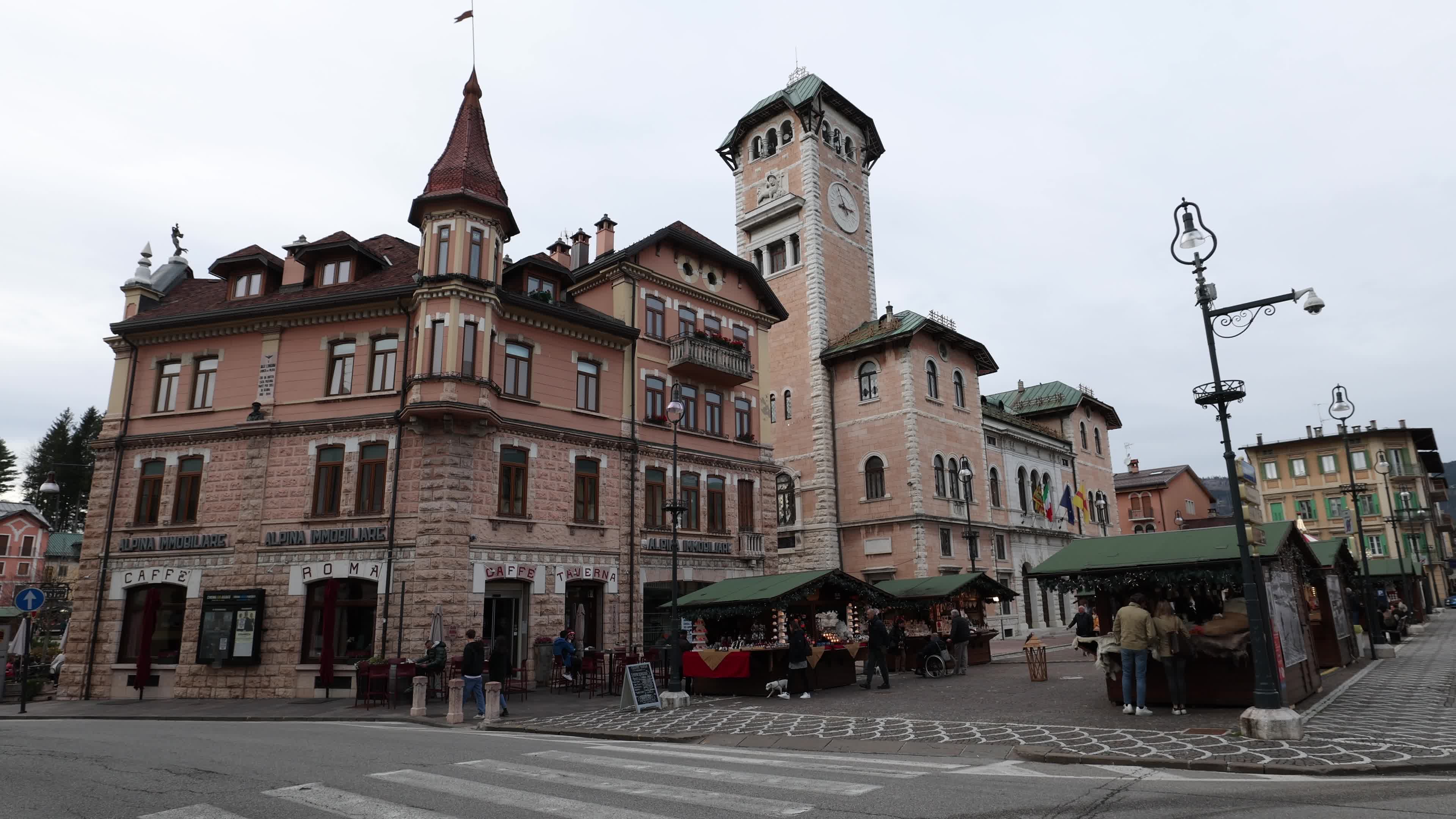Christmas Market In Asiago, Italy