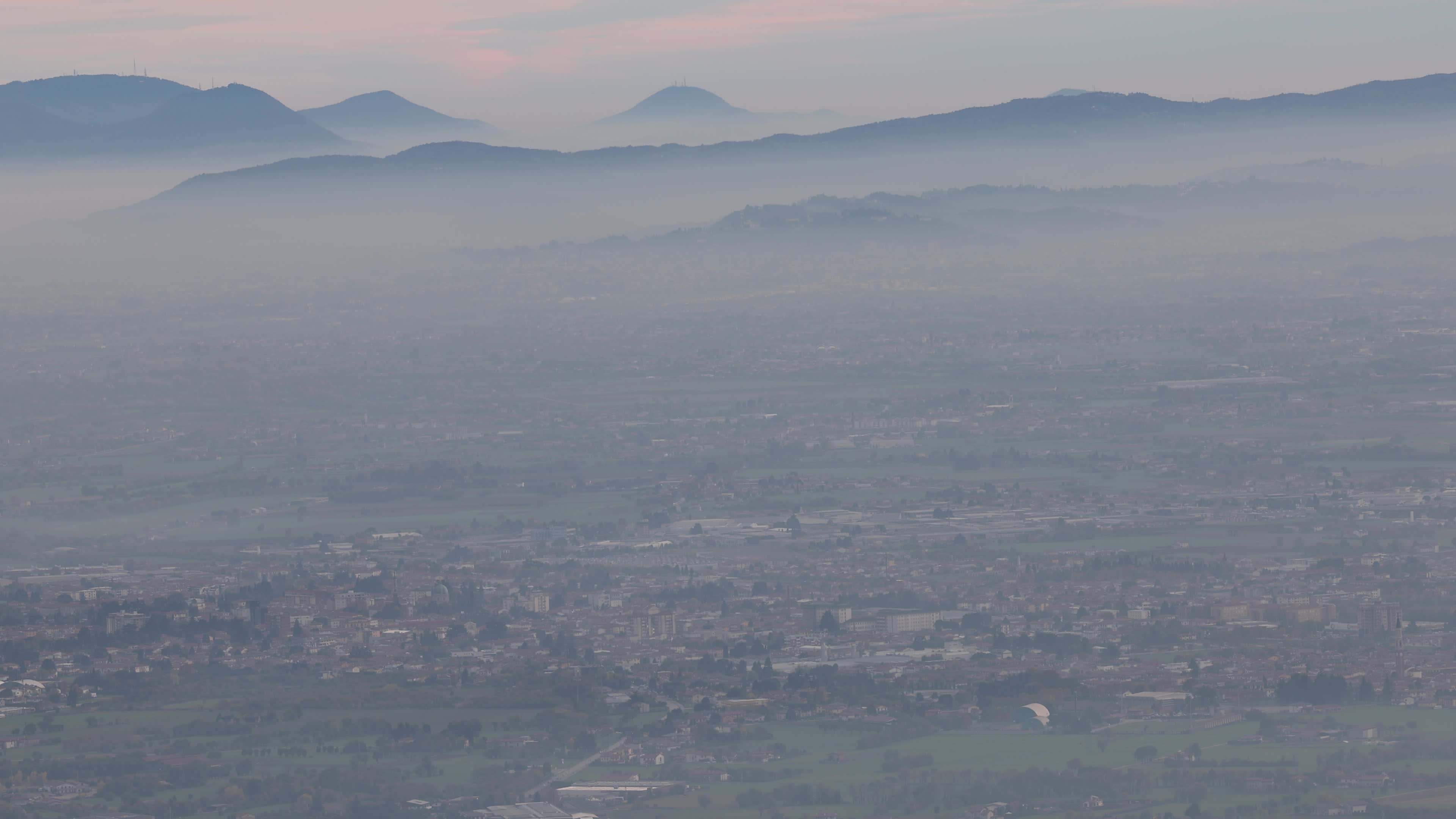 Fog Seen From Asiago Plateau