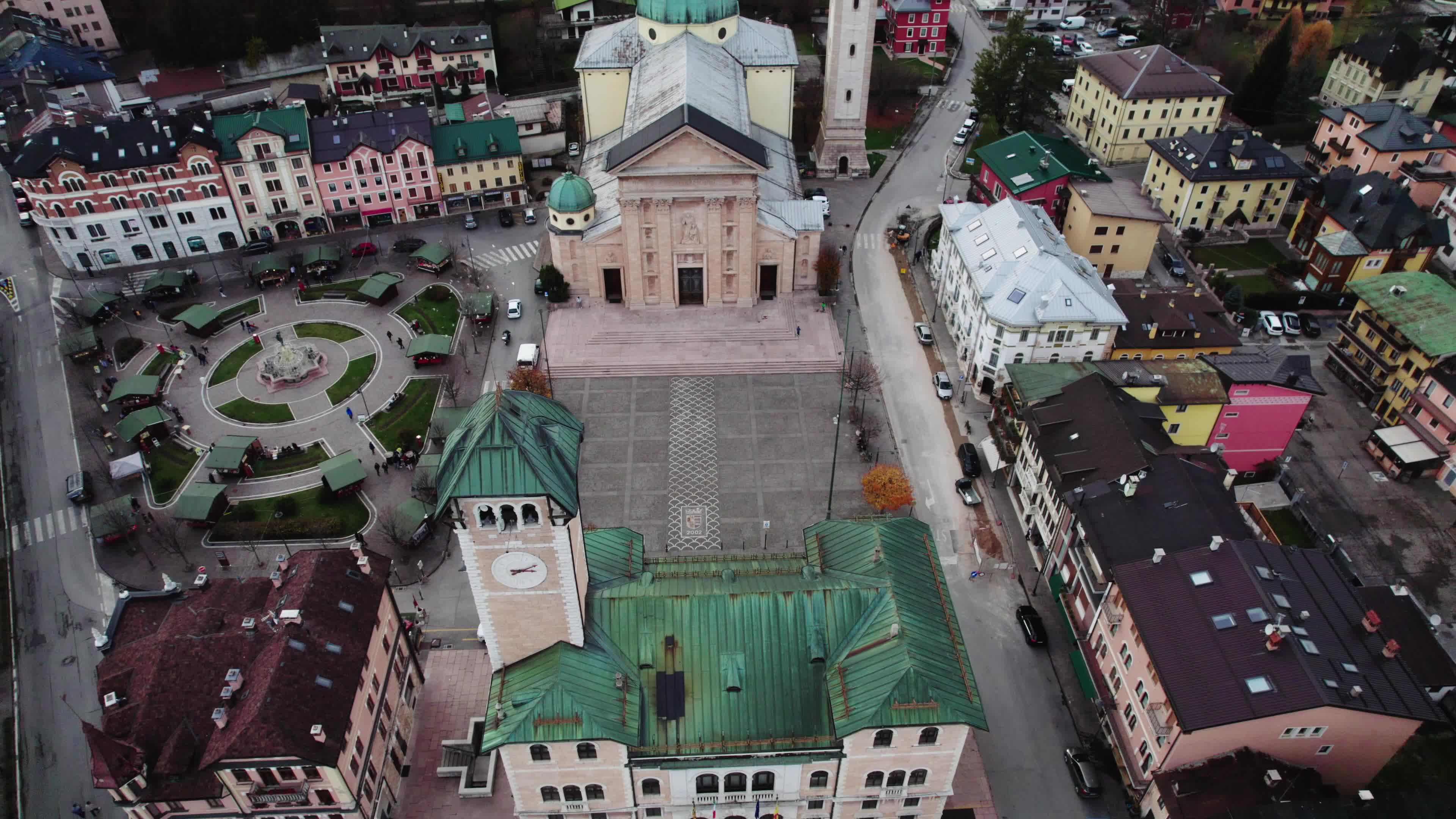 Drone View Of Asiago, Italy