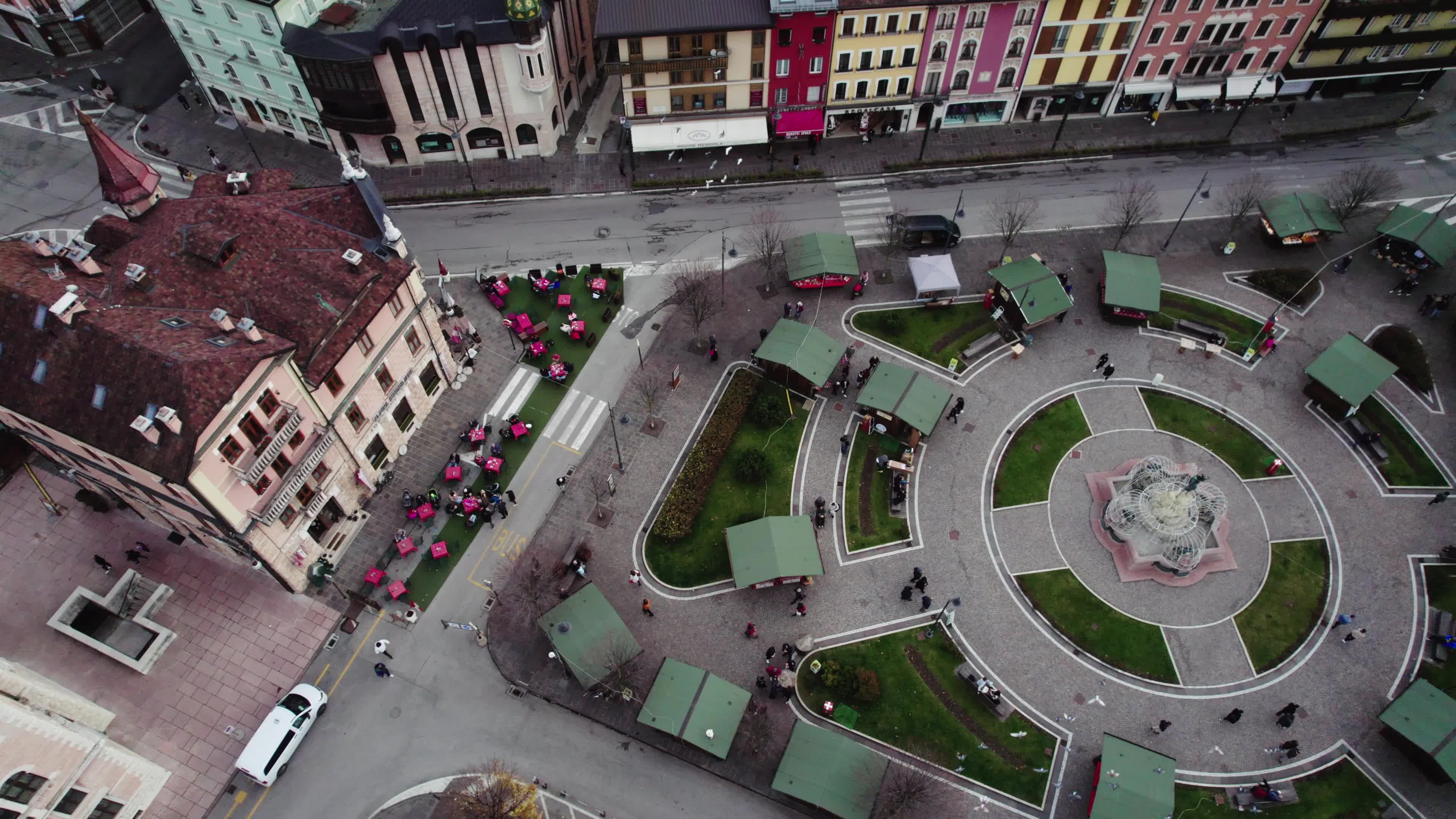 Drone View Of Asiago, Italy