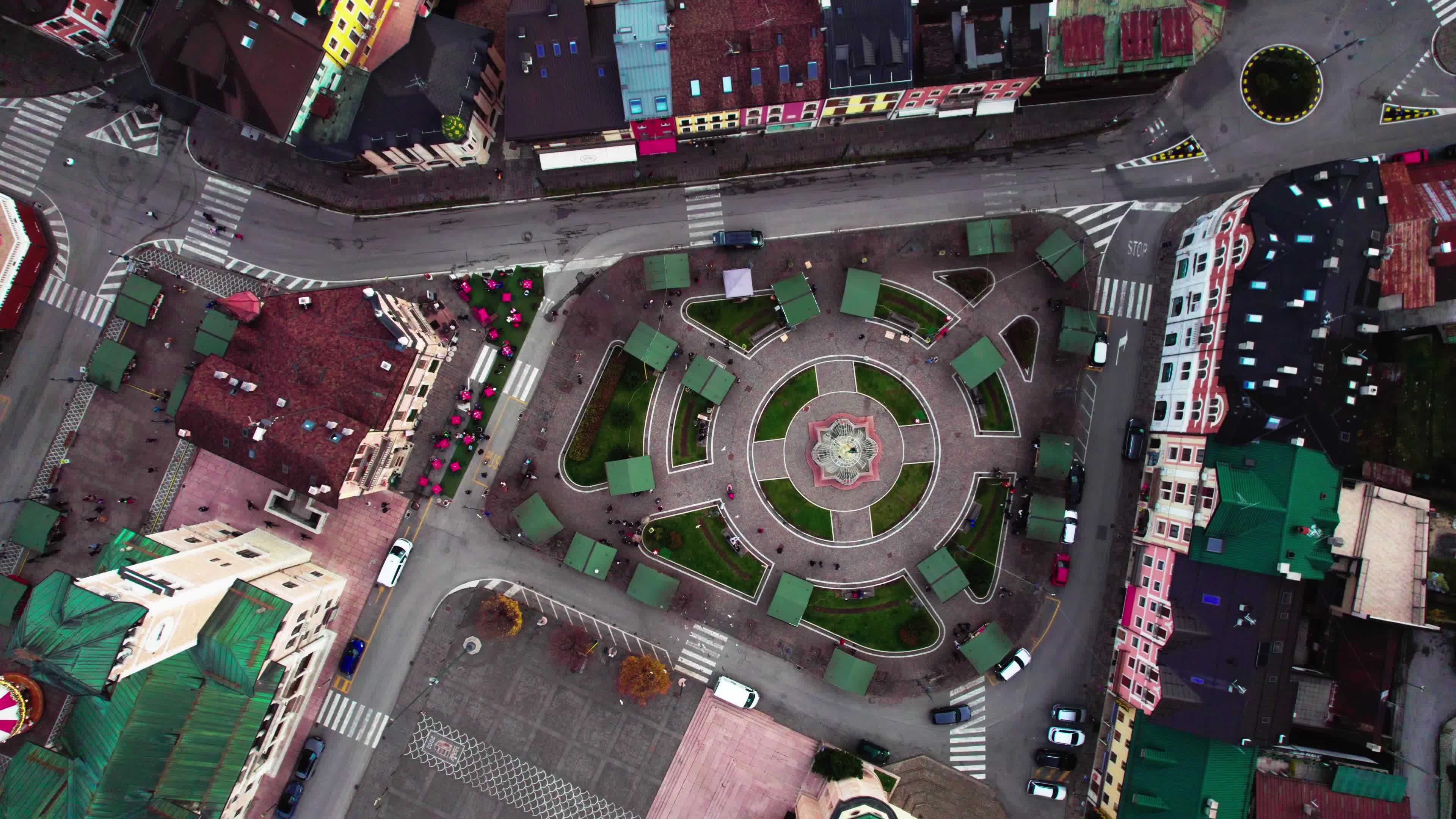 Drone View Of Asiago, Italy