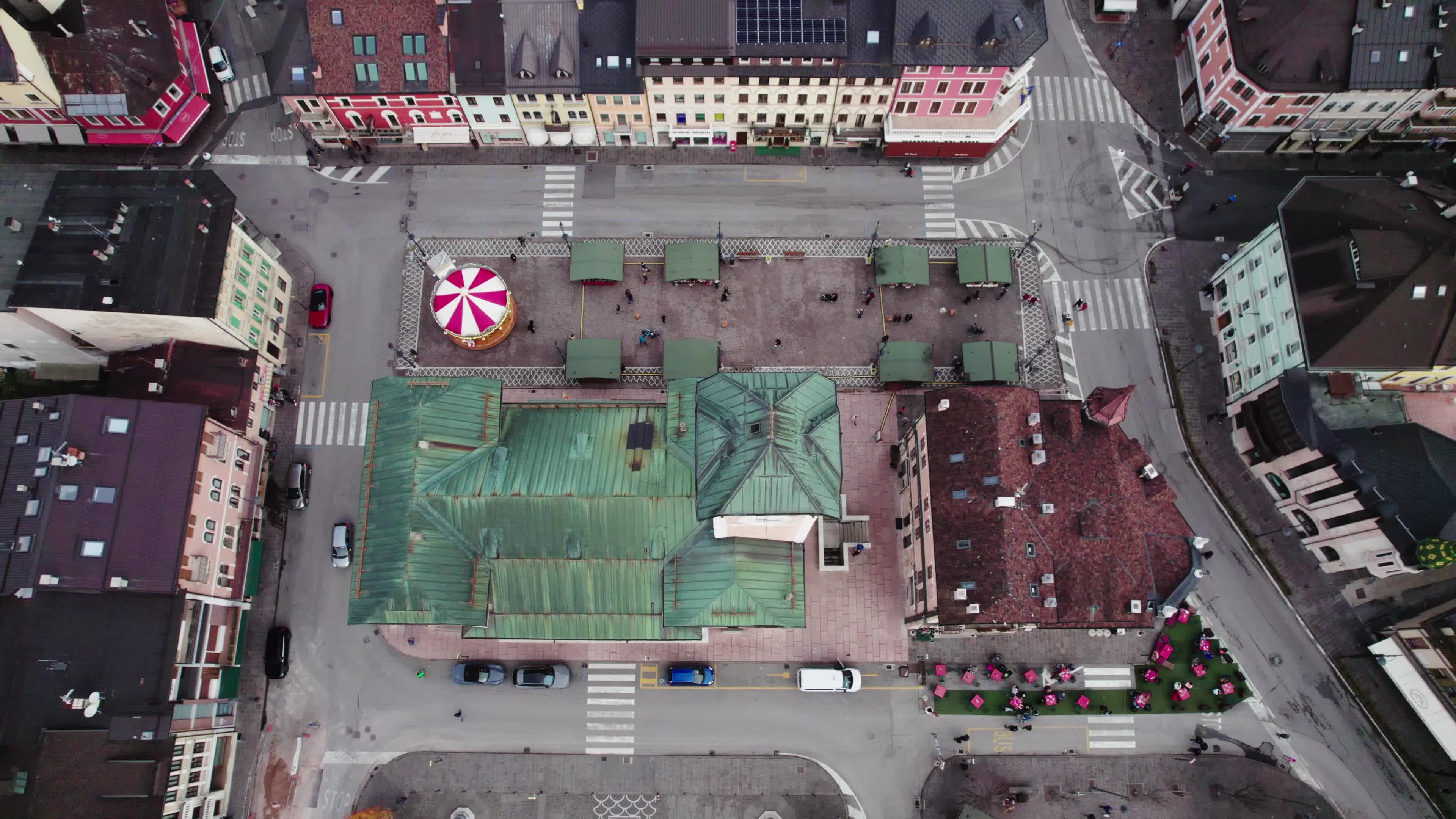 Drone View Of Asiago, Italy
