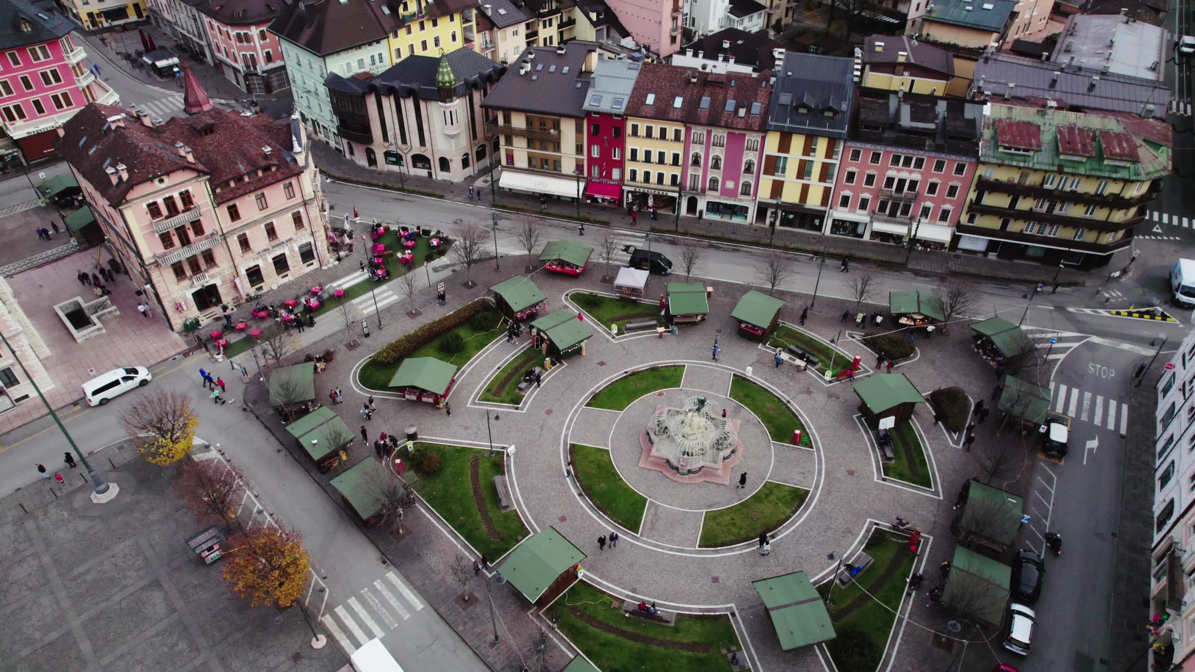 Drone View Of Asiago, Italy