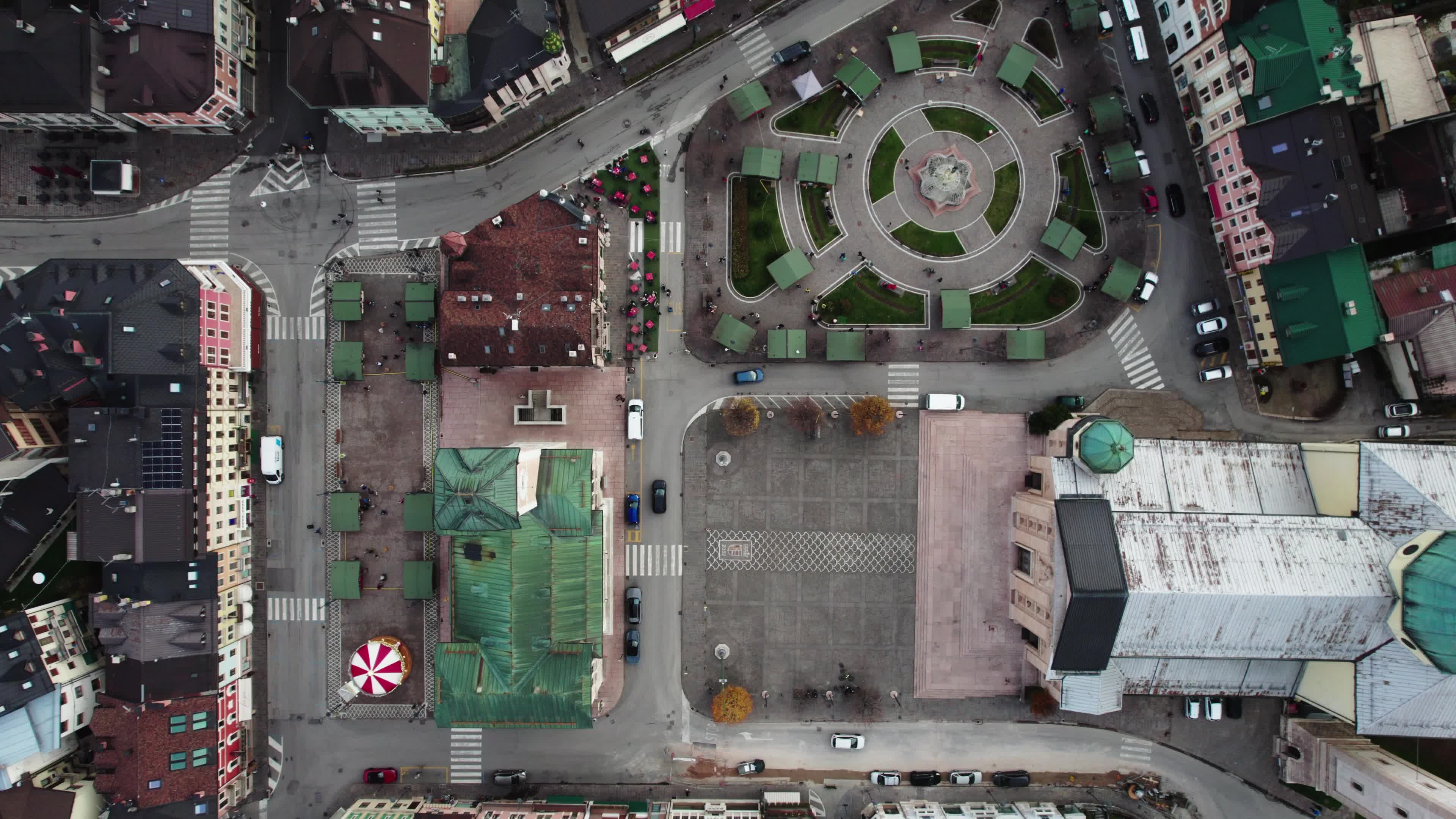 Drone View Of Asiago, Italy