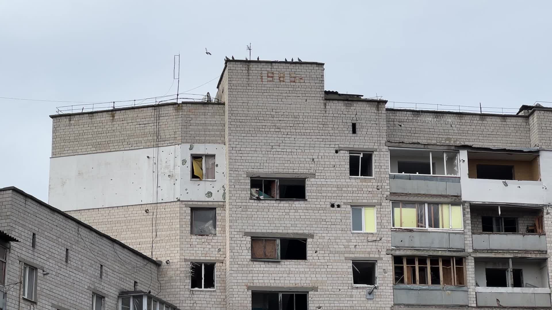 Banksy Graffiti Appeared On Several Destroyed Buildings In The Kyiv Region