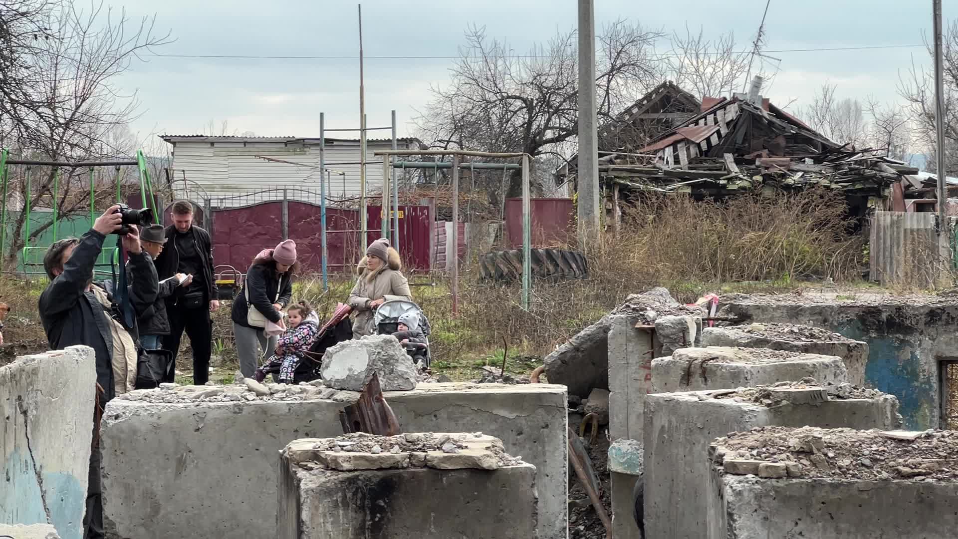 Banksy Graffiti Appeared On Several Destroyed Buildings In The Kyiv Region