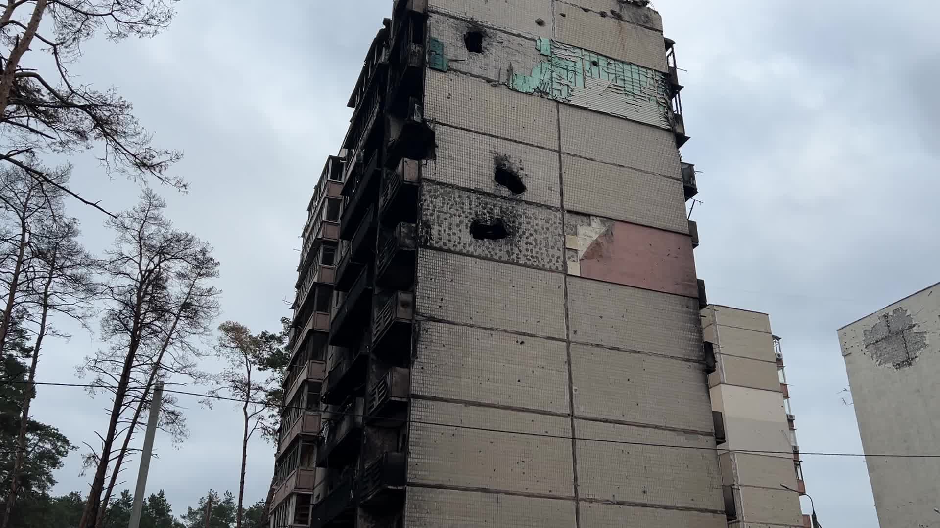 Banksy Graffiti Appeared On Several Destroyed Buildings In The Kyiv Region