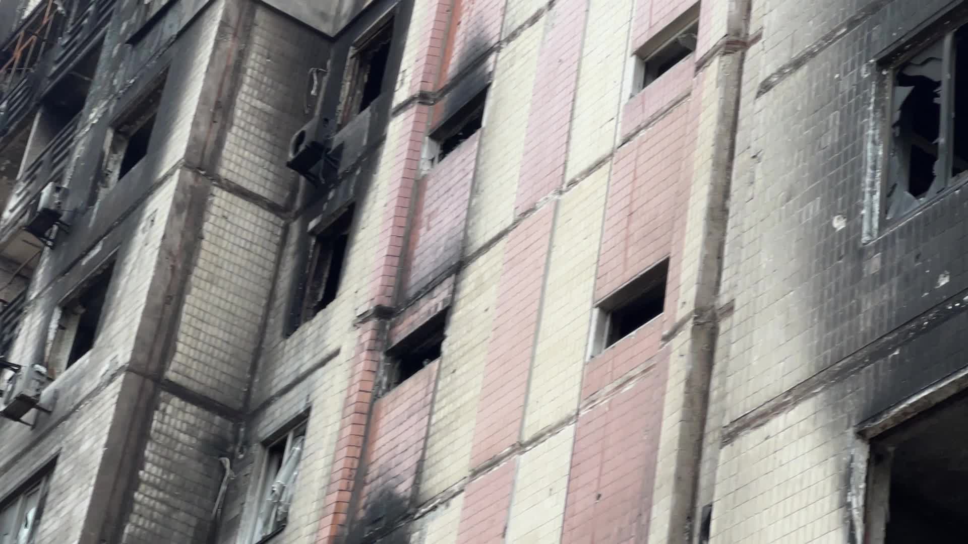 Banksy Graffiti Appeared On Several Destroyed Buildings In The Kyiv Region