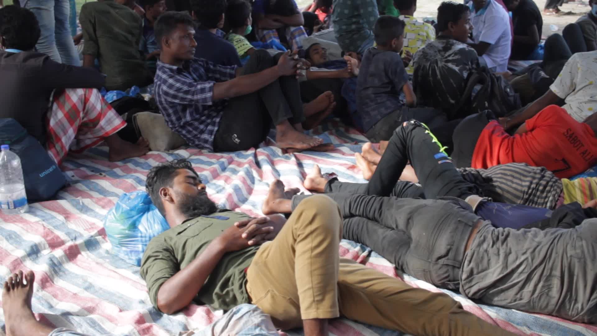 Rohingya Ethnic Stranded in Aceh