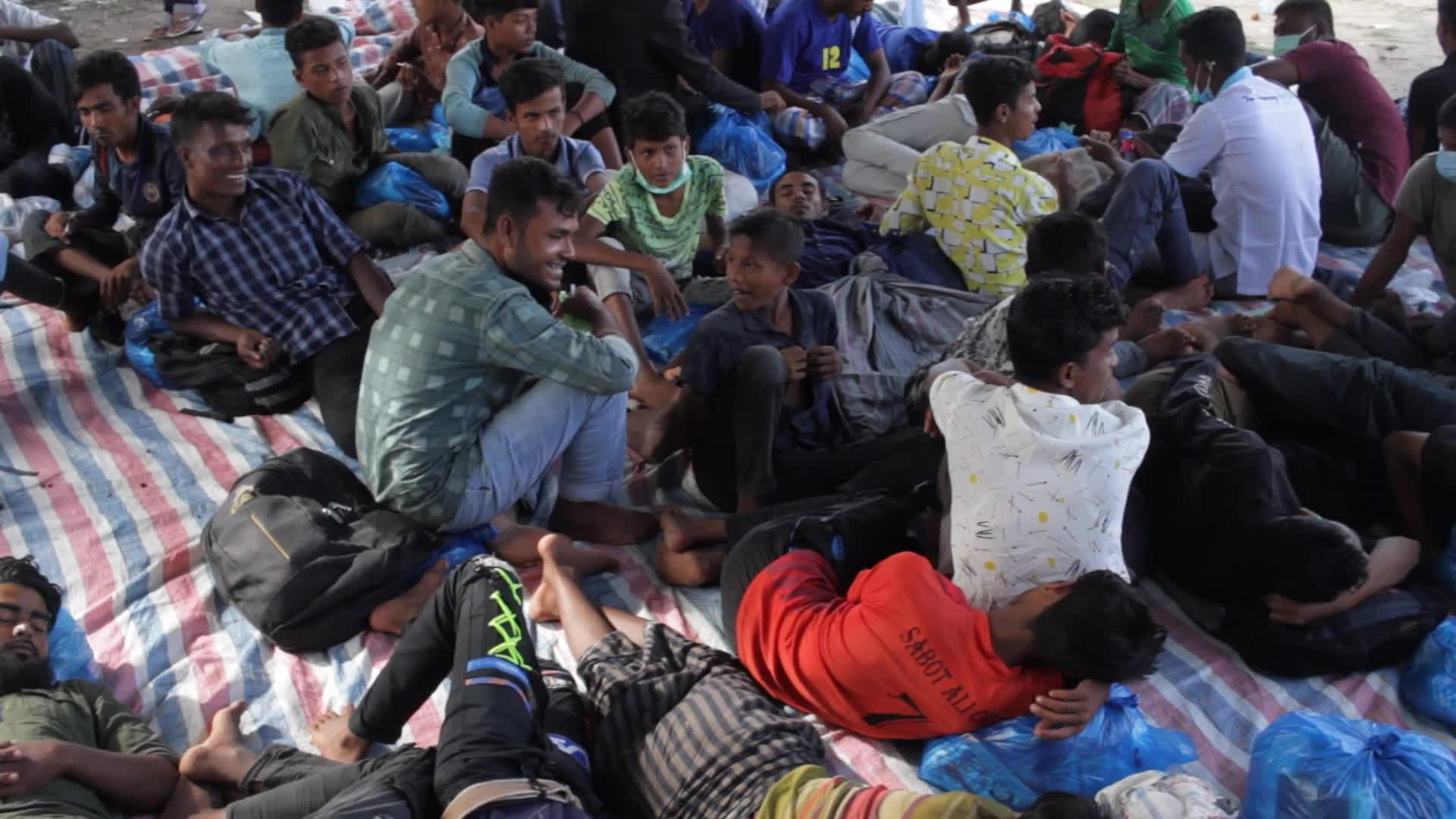 Rohingya Ethnic Stranded in Aceh