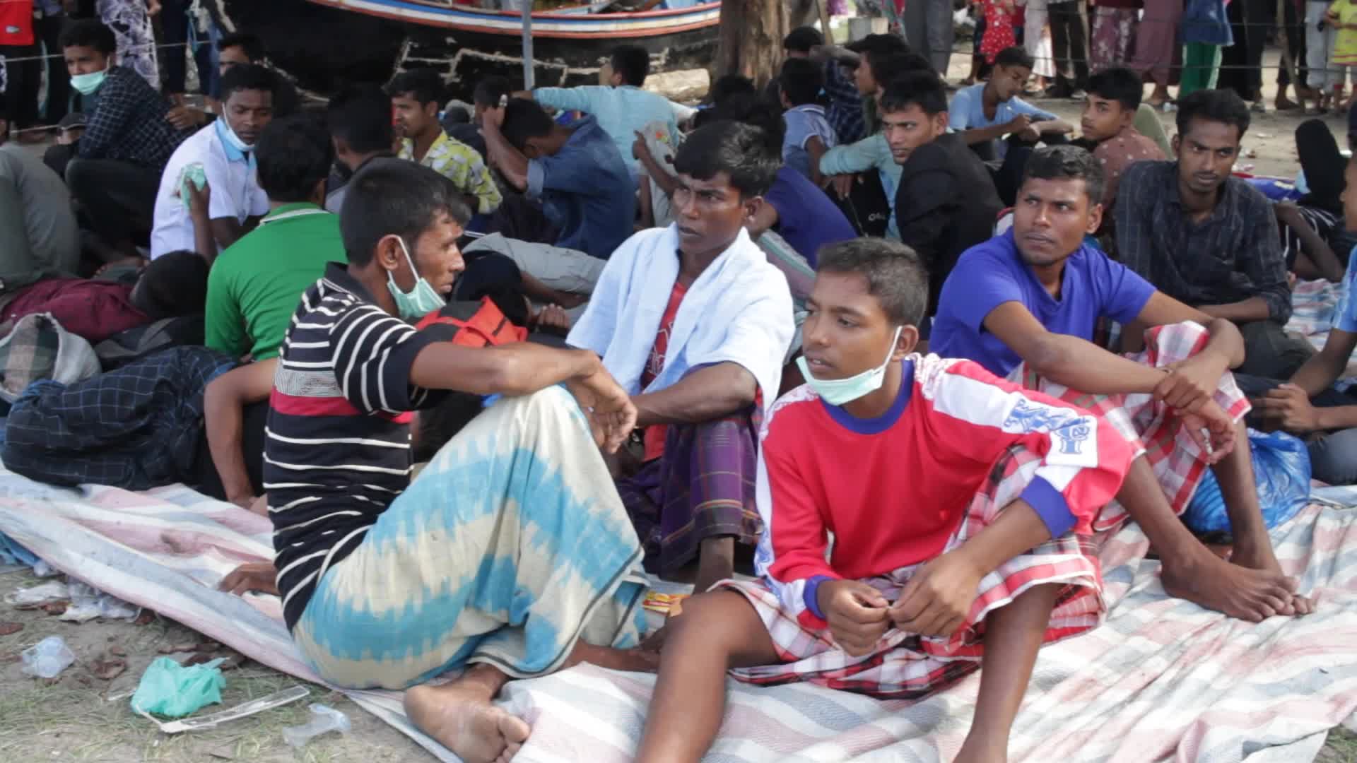 Rohingya Ethnic Stranded in Aceh