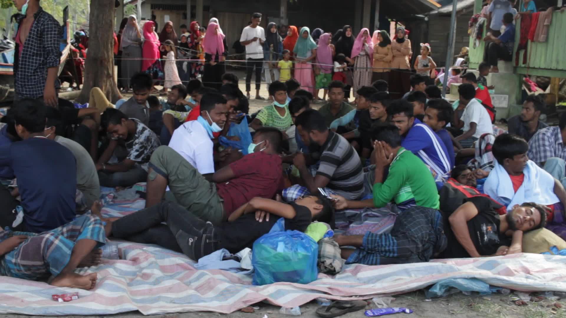 Rohingya Ethnic Stranded in Aceh
