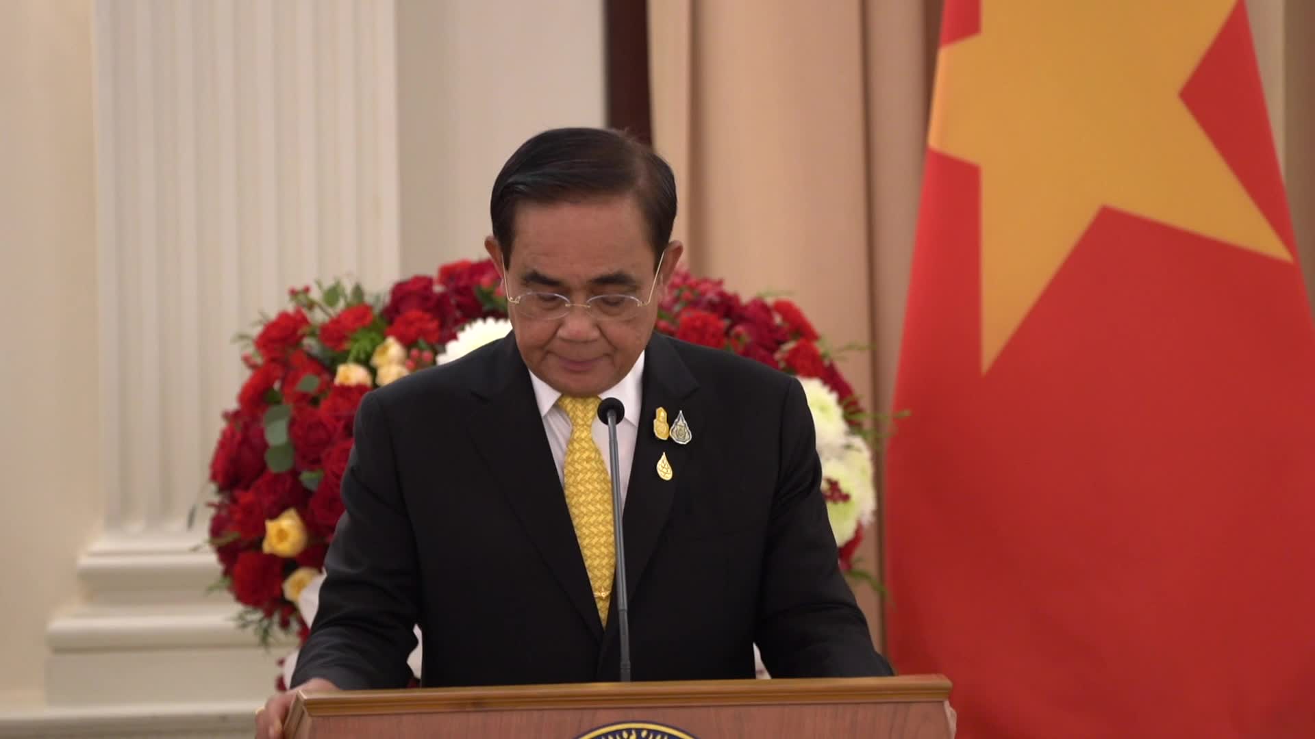 Vietnam President Nguyen Xuan Phuc Arrives in Bangkok.