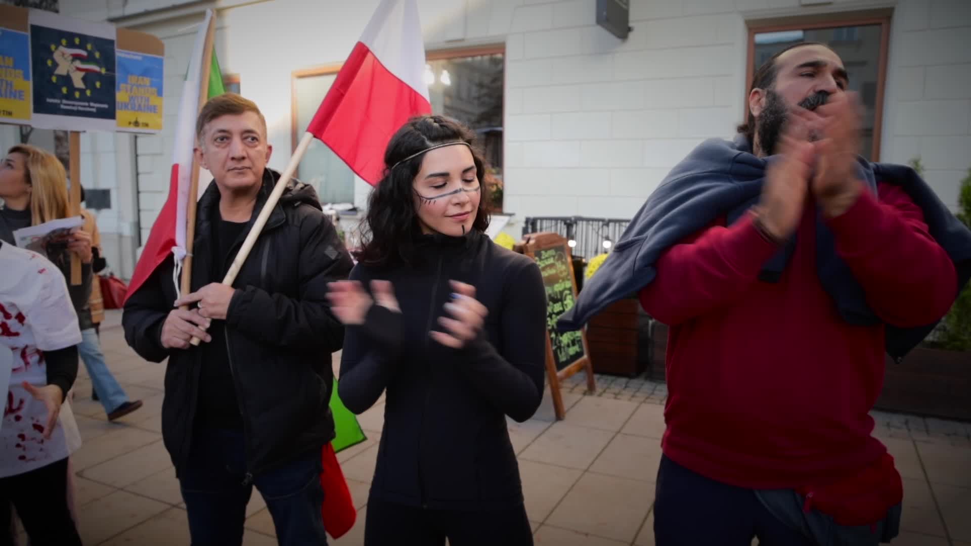 Mahsa Amini Iran Protest in Warsaw