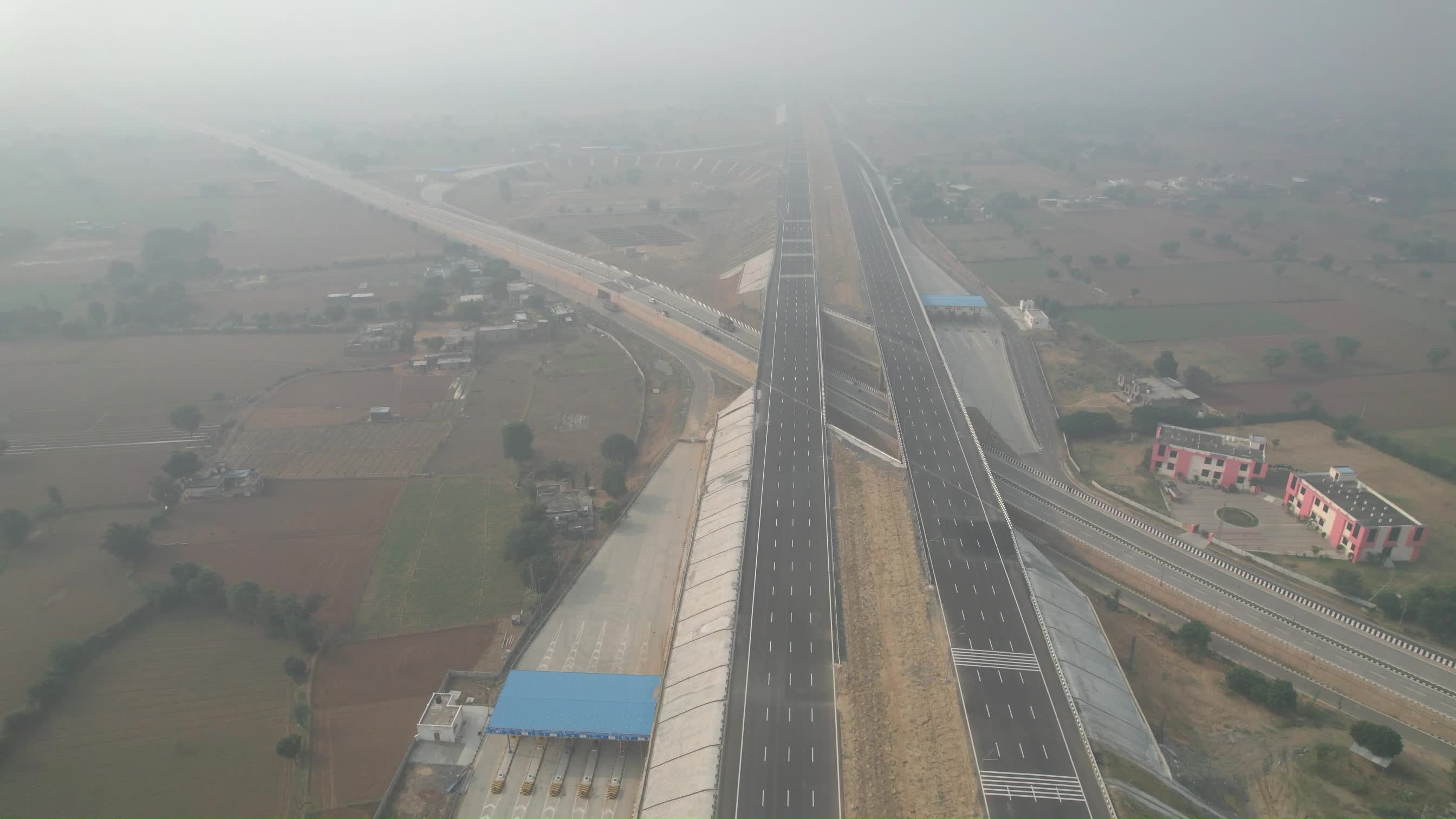 Drone Footage of Delhi Mumbai Expressway