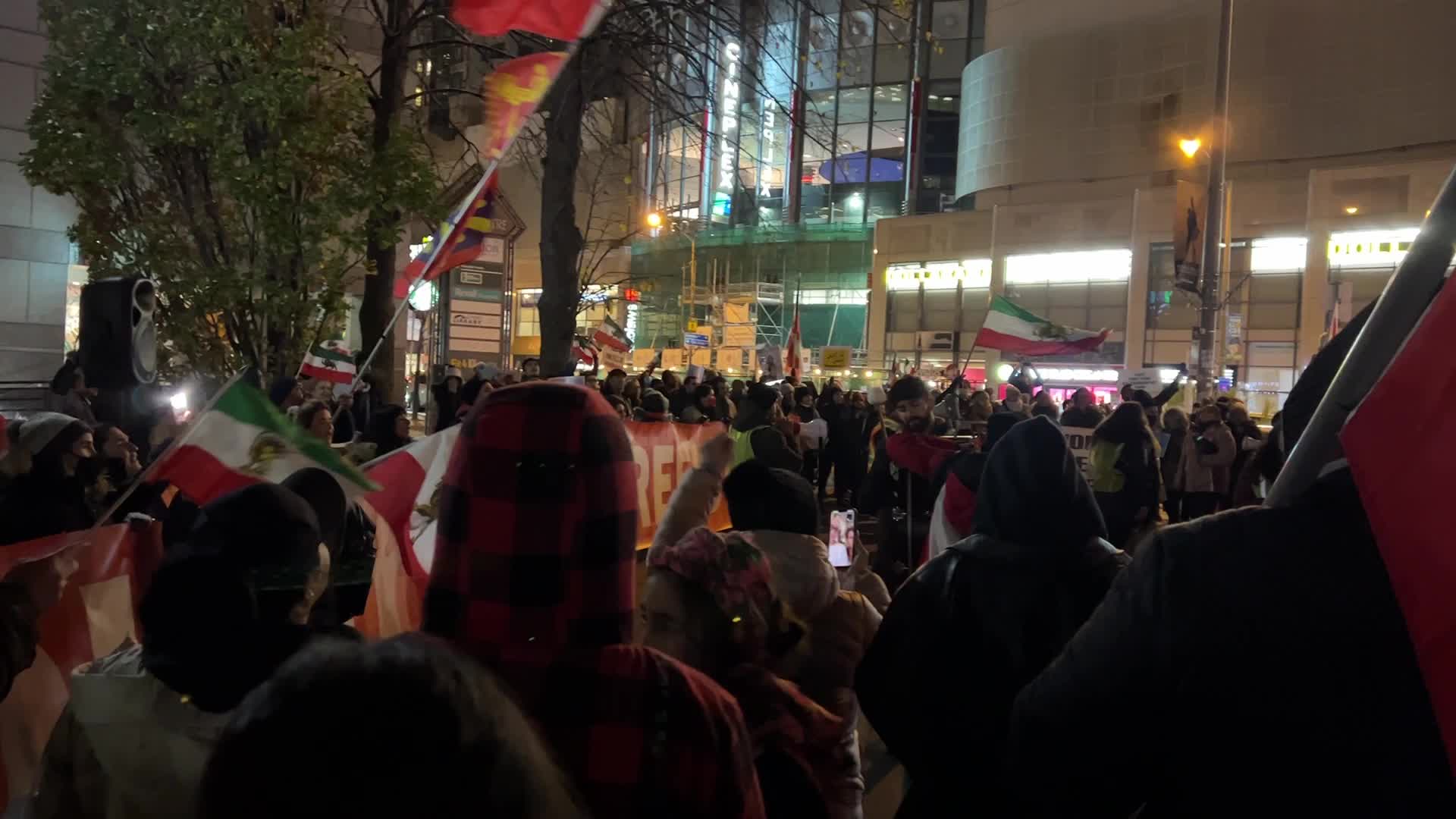 Rally In Support Of Anti-government Protesters In Iran