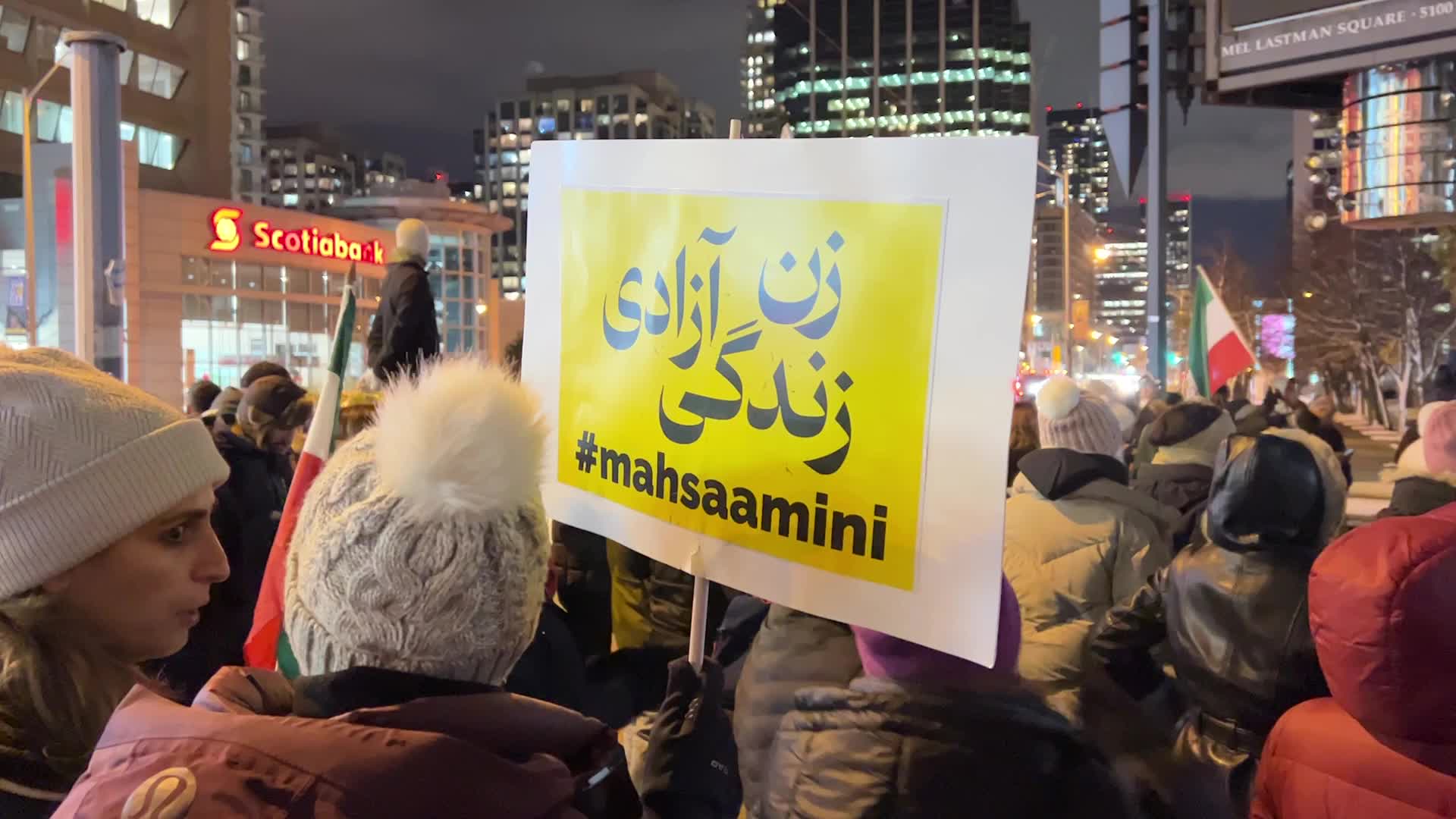 Rally In Support Of Anti-government Protesters In Iran