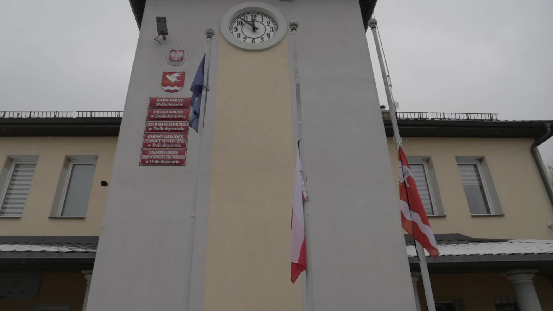 Flags hand half-mast after two killed in stray missile strike in Polish village
