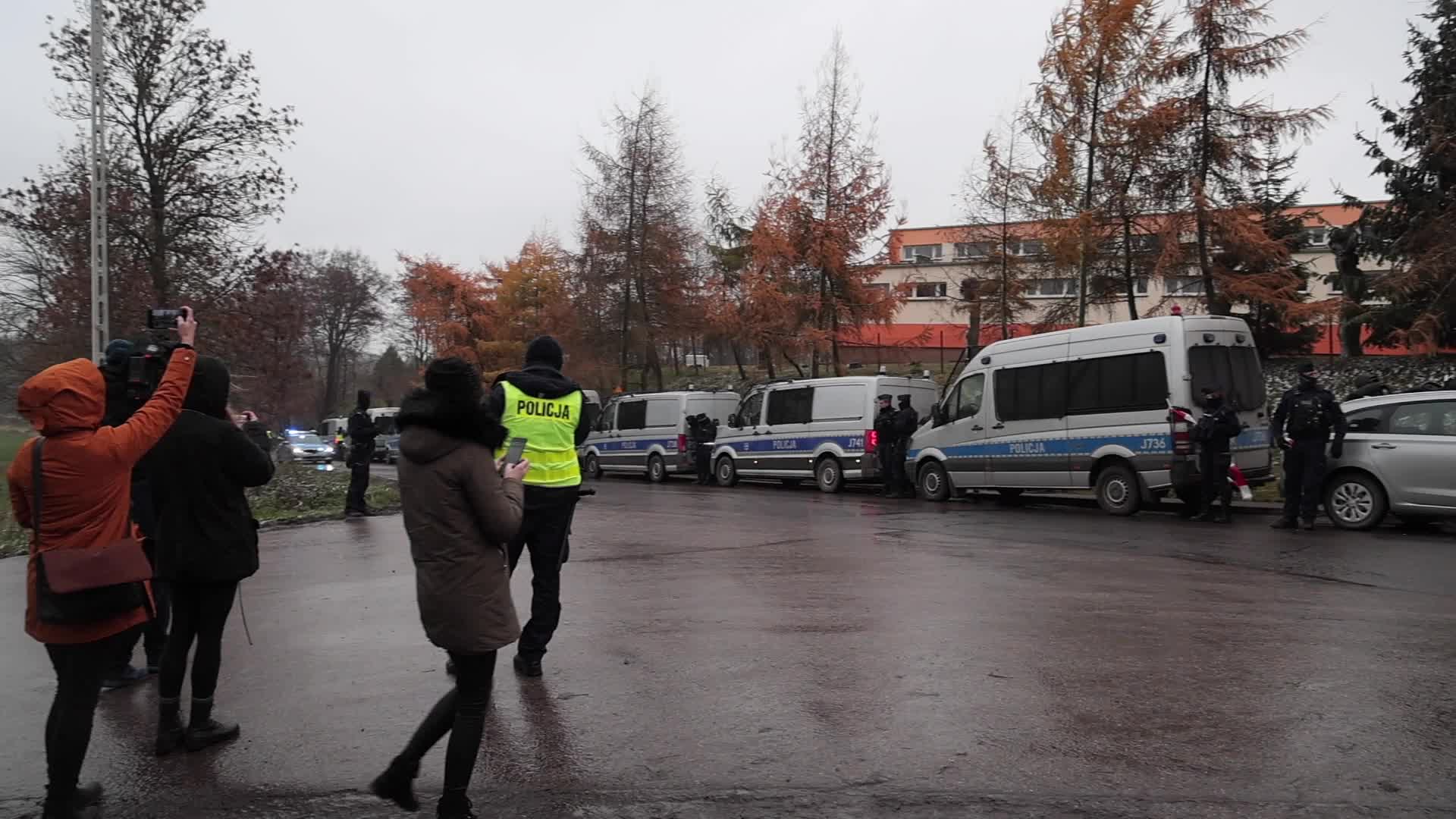 Poland President Andrzej Duda Arrives in Przewodow