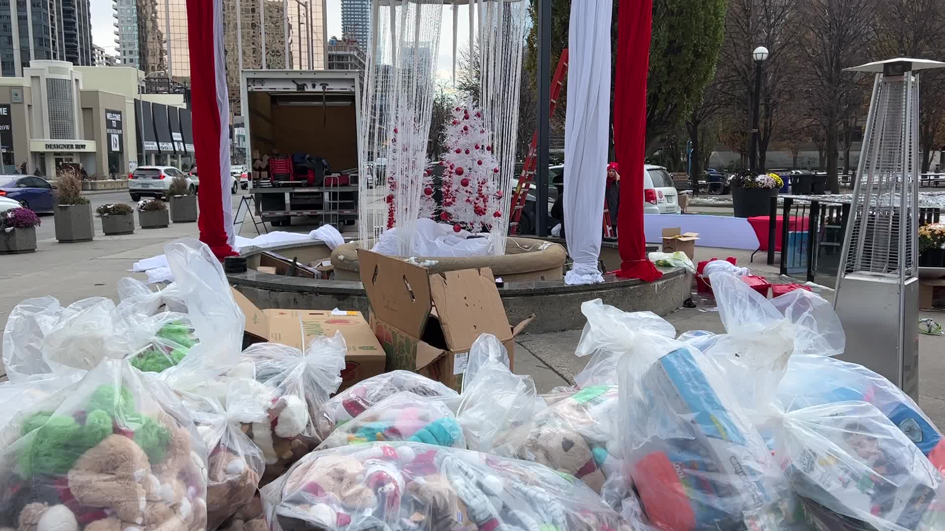 Toy Mountain 2022 launch at Mel Lastman Square