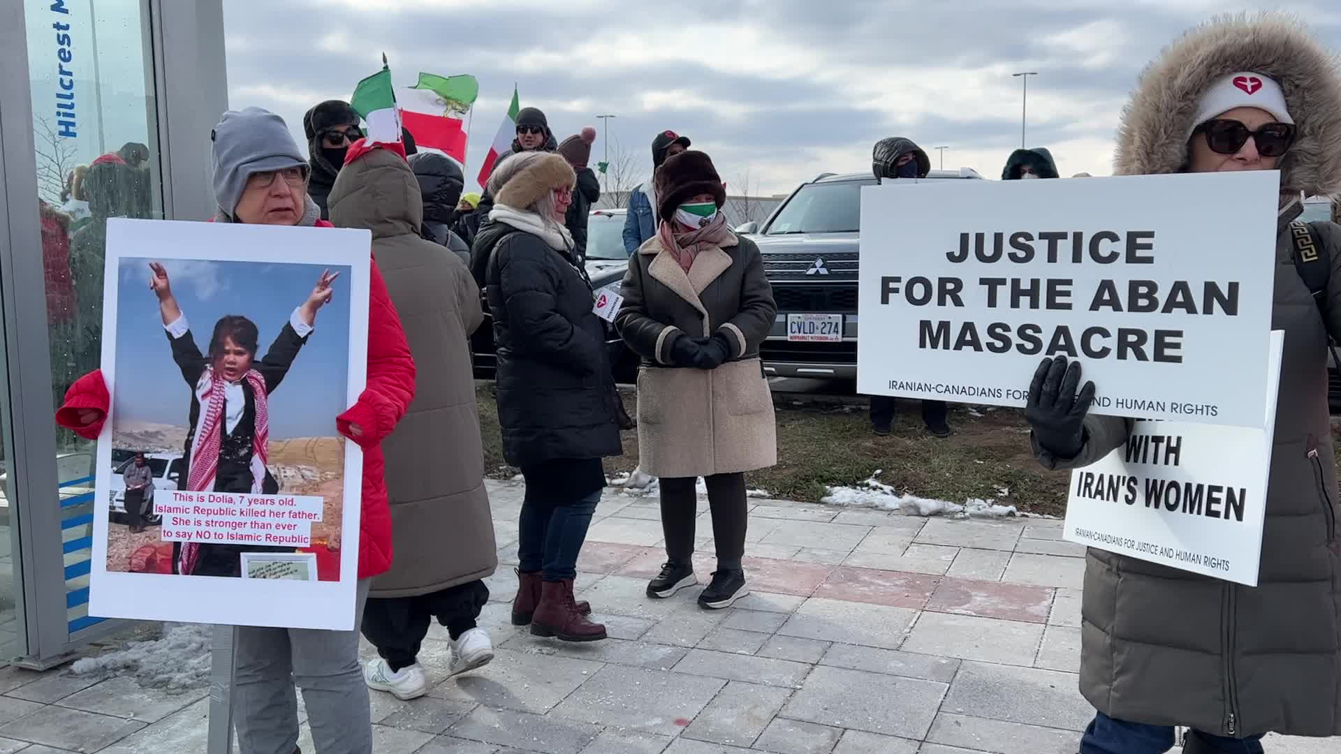Rally In Support Of Anti-government Protesters In Iran